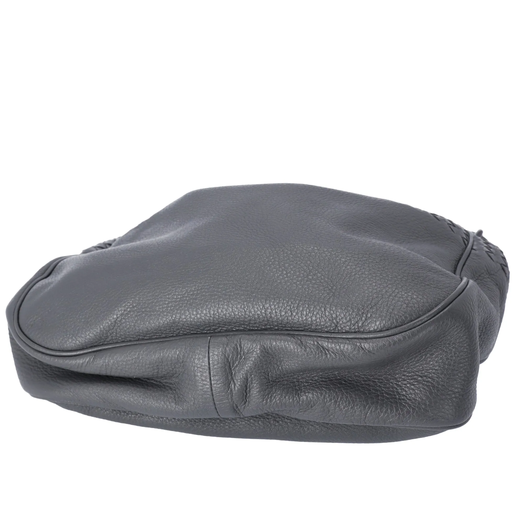 BOTTEGA VENETA Intrecciato Shoulder Bag 174526 Dark Gray Leather sold by Gaby's Bags product image thumbnail 5