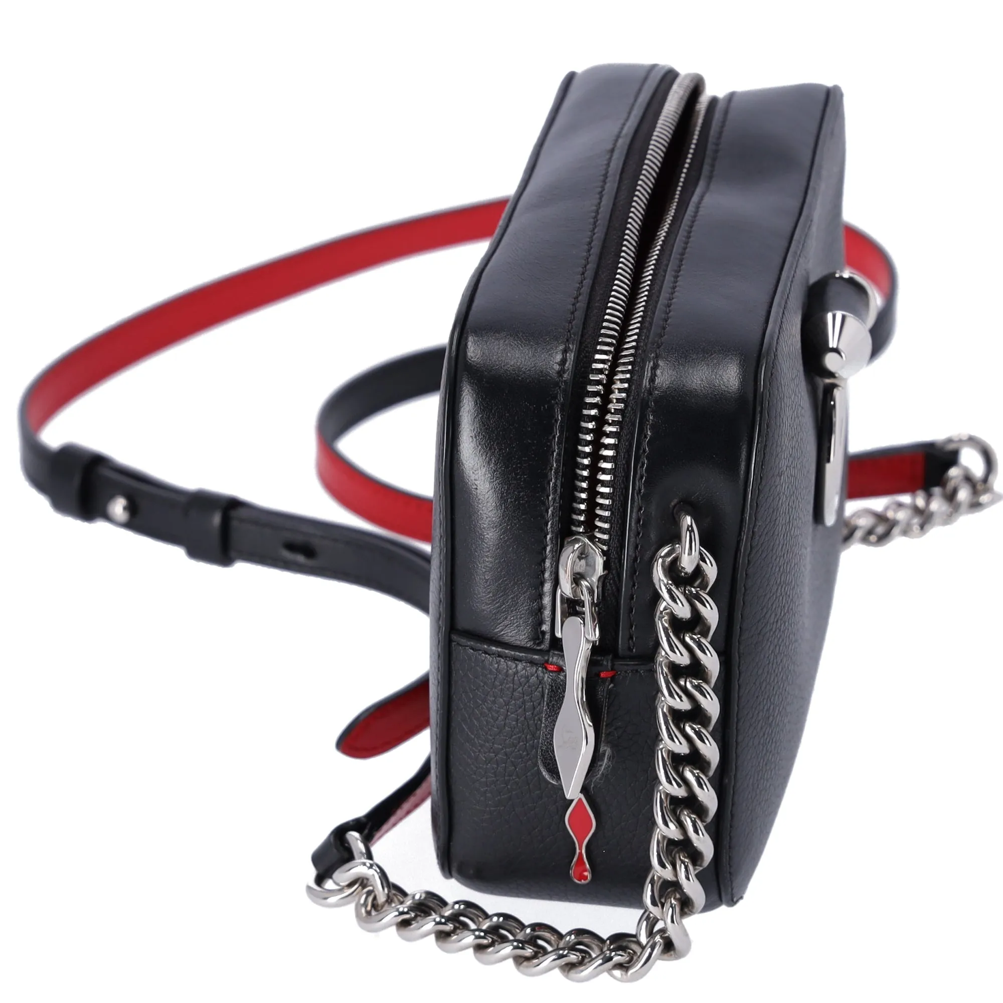 Christian Louboutin Rubylou Camera Bag Crossbody Black Leather sold by Gaby's Bags product image thumbnail 2