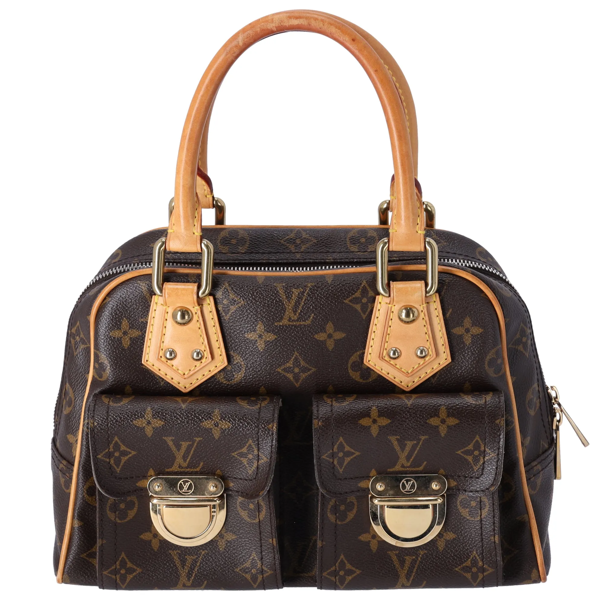 Louis Vuitton Manhattan PM Monogram Handbag M40026 Canvas sold by Gaby's Bags