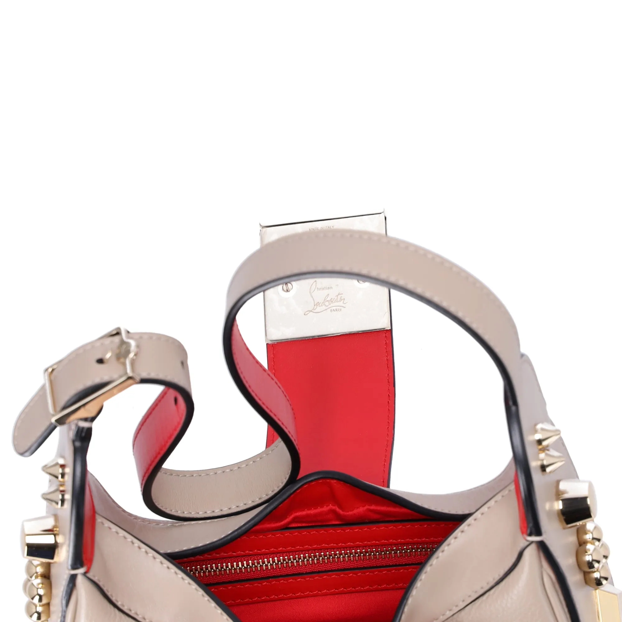 Christian Louboutin Mini Carasky Shoulder Bag Feve Grained Calfskin sold by Gaby's Bags product image thumbnail 4