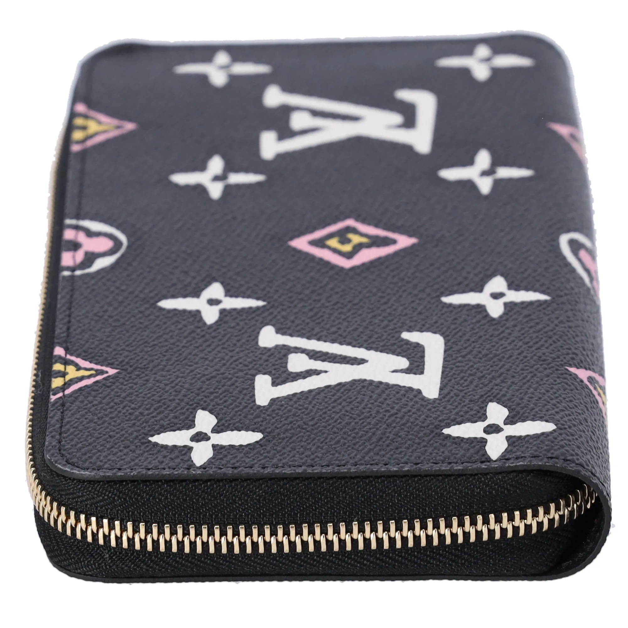 Louis Vuitton Zippy Wallet Wild at Heart Giant Monogram M80683 Black sold by Gaby's Bags product image thumbnail 3