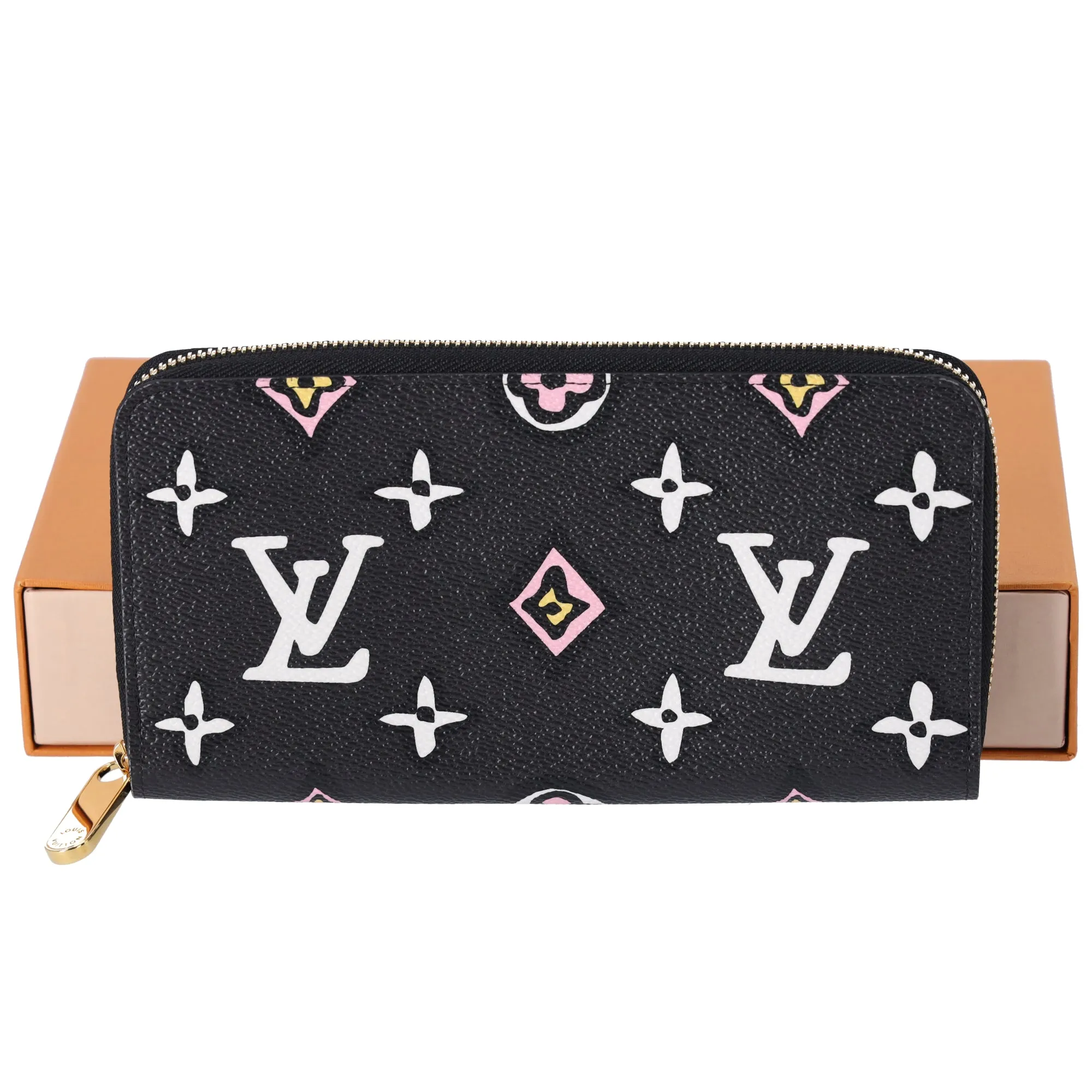 Louis Vuitton Zippy Wallet Wild at Heart Giant Monogram M80683 Black sold by Gaby's Bags product image thumbnail 2