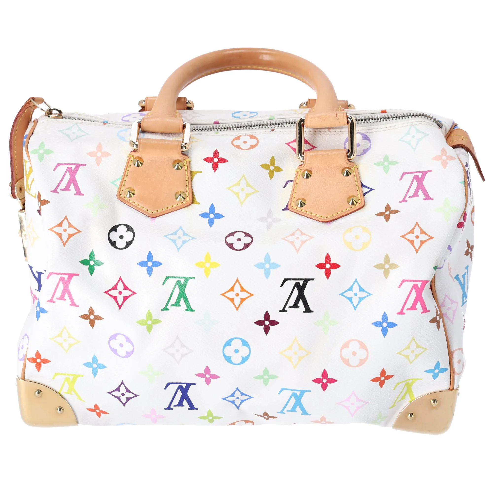 Louis Vuitton x Murakami Speedy 30 Monogram Multicolor Handbag M92643 sold by Gaby's Bags product image thumbnail 3