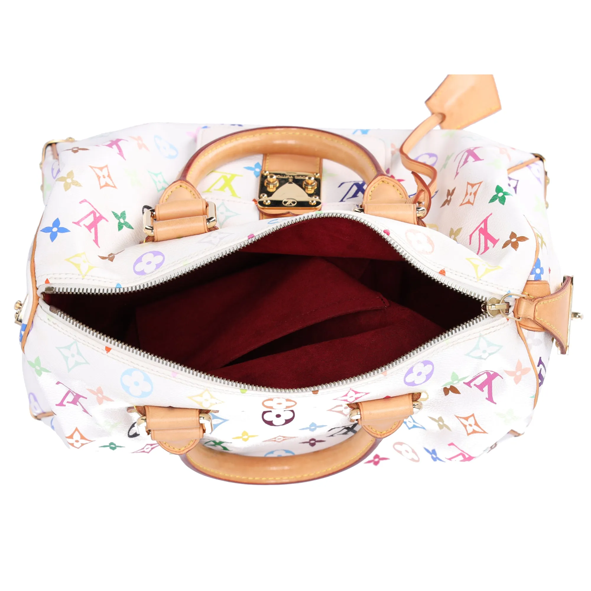 Louis Vuitton x Murakami Speedy 30 Monogram Multicolor Handbag M92643 sold by Gaby's Bags product image thumbnail 5