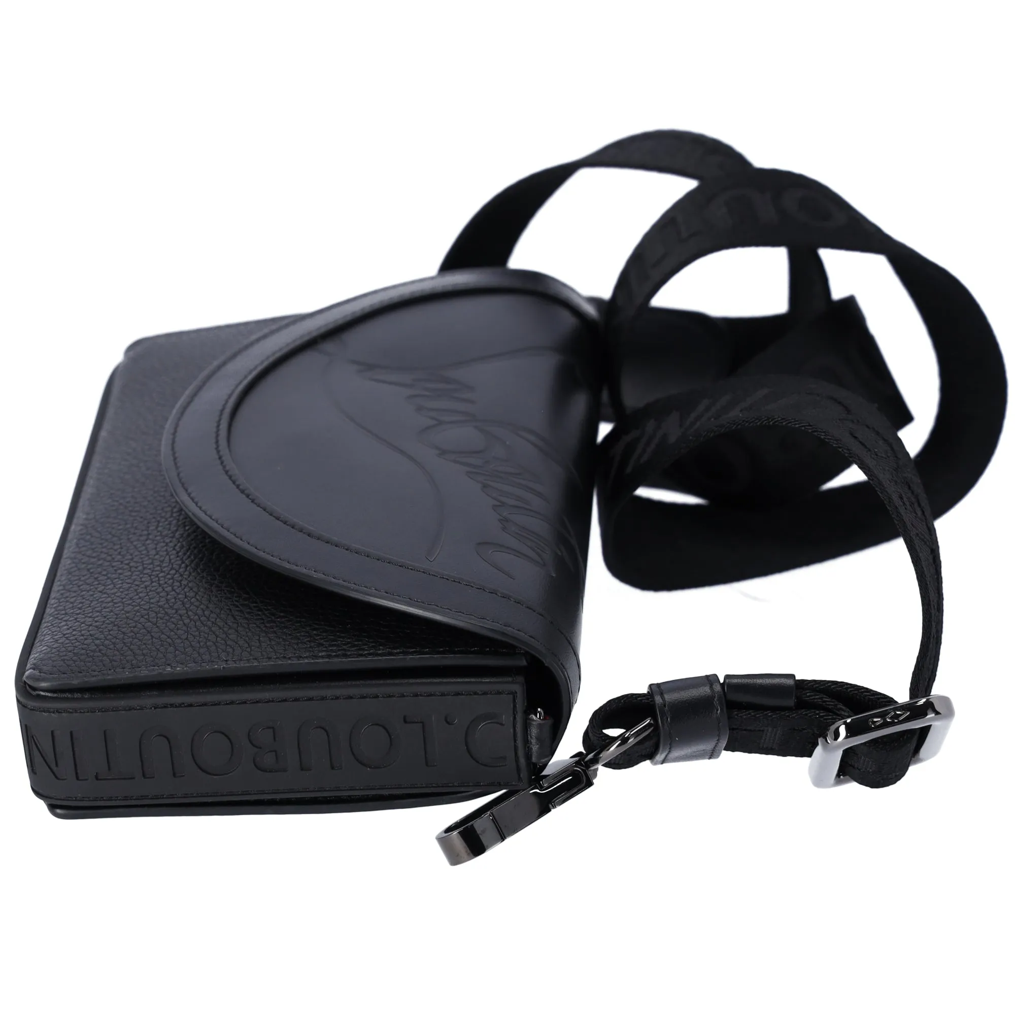 Christian Louboutin Explorer Funk Wallet Crossbody 1245218 Black Red Leather sold by Gaby's Bags product image thumbnail 2