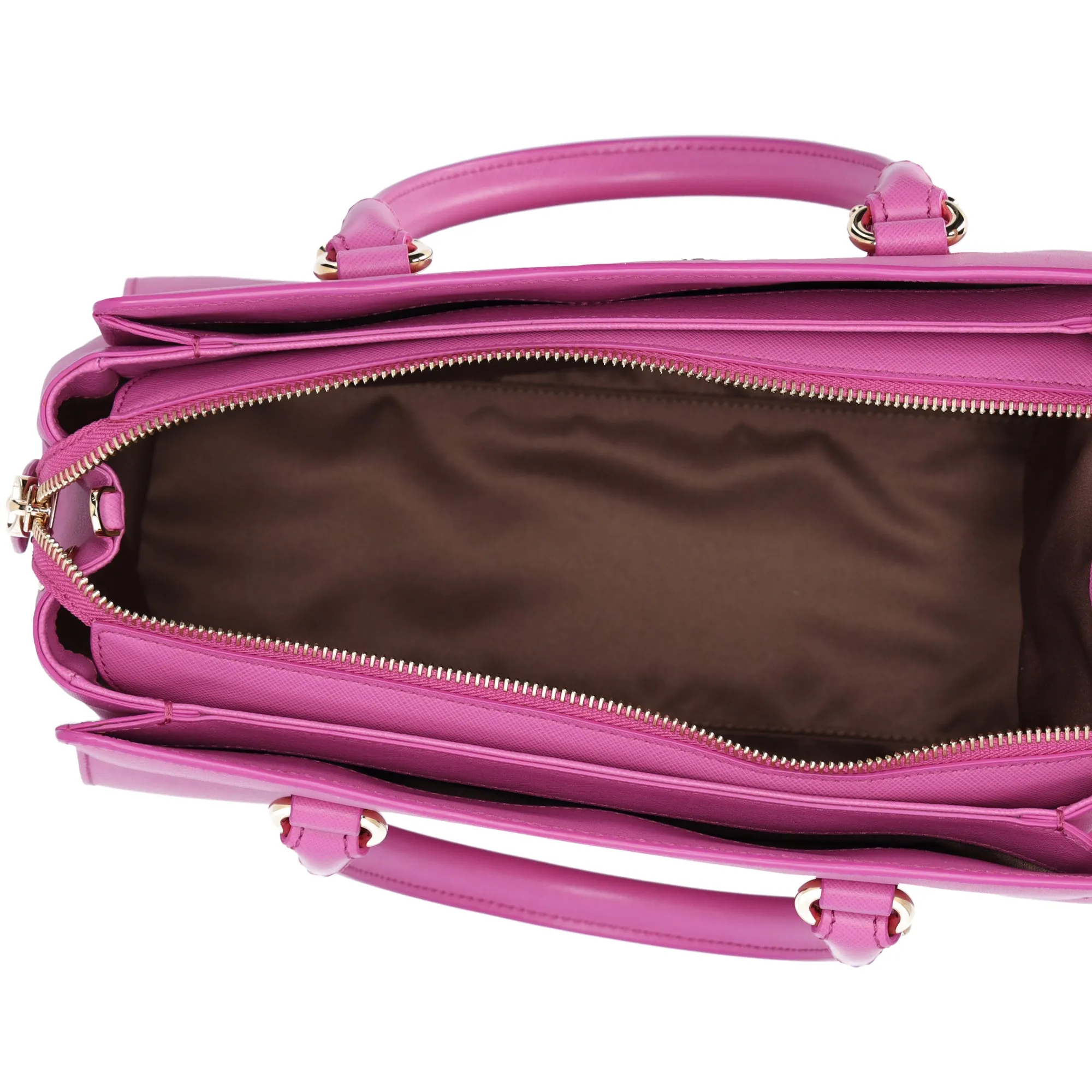 Salvatore Ferragamo Beky Handbag Pink Saffiano Leather sold by Gaby's Bags product image thumbnail 5