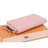 Louis Vuitton Zippy Wallet Monogram Empreinte Long Wallet M64090 Rose Poudre sold by Gaby's Bags