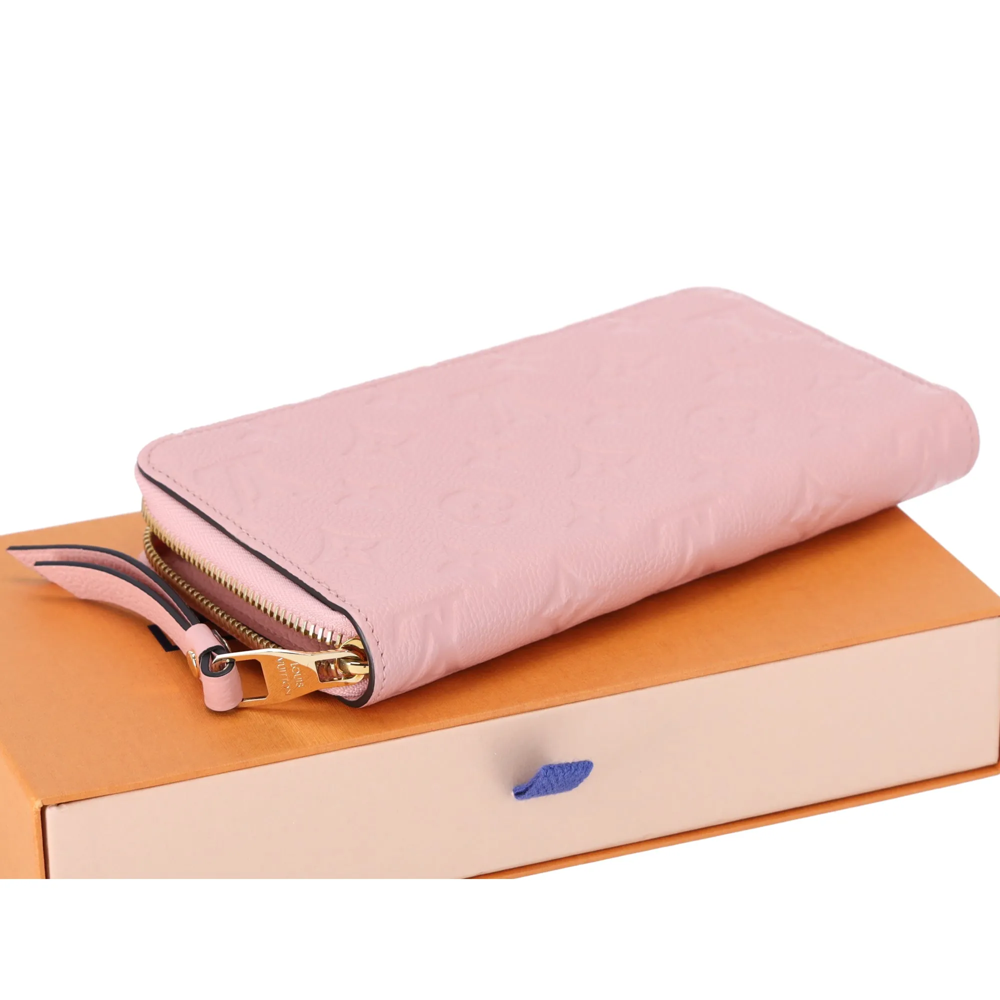 Louis Vuitton Zippy Wallet Monogram Empreinte Long Wallet M64090 Rose Poudre sold by Gaby's Bags product image thumbnail 5