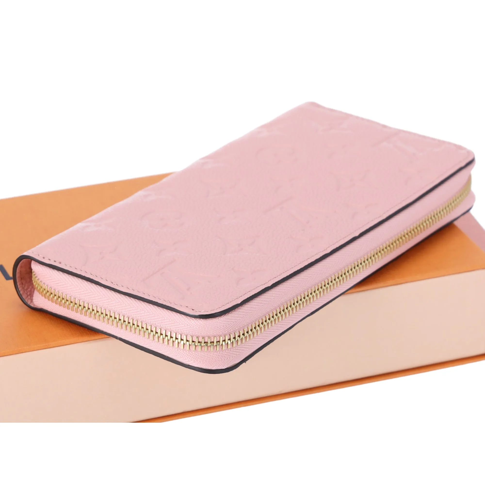 Louis Vuitton Zippy Wallet Monogram Empreinte Long Wallet M64090 Rose Poudre sold by Gaby's Bags product image thumbnail 4