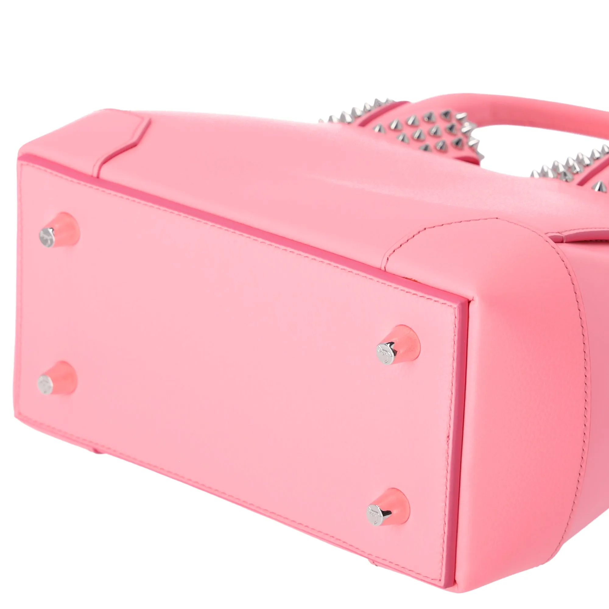 Christian Louboutin Small Eloise Satchel Spiked Leather Pink sold by Gaby's Bags product image thumbnail 4