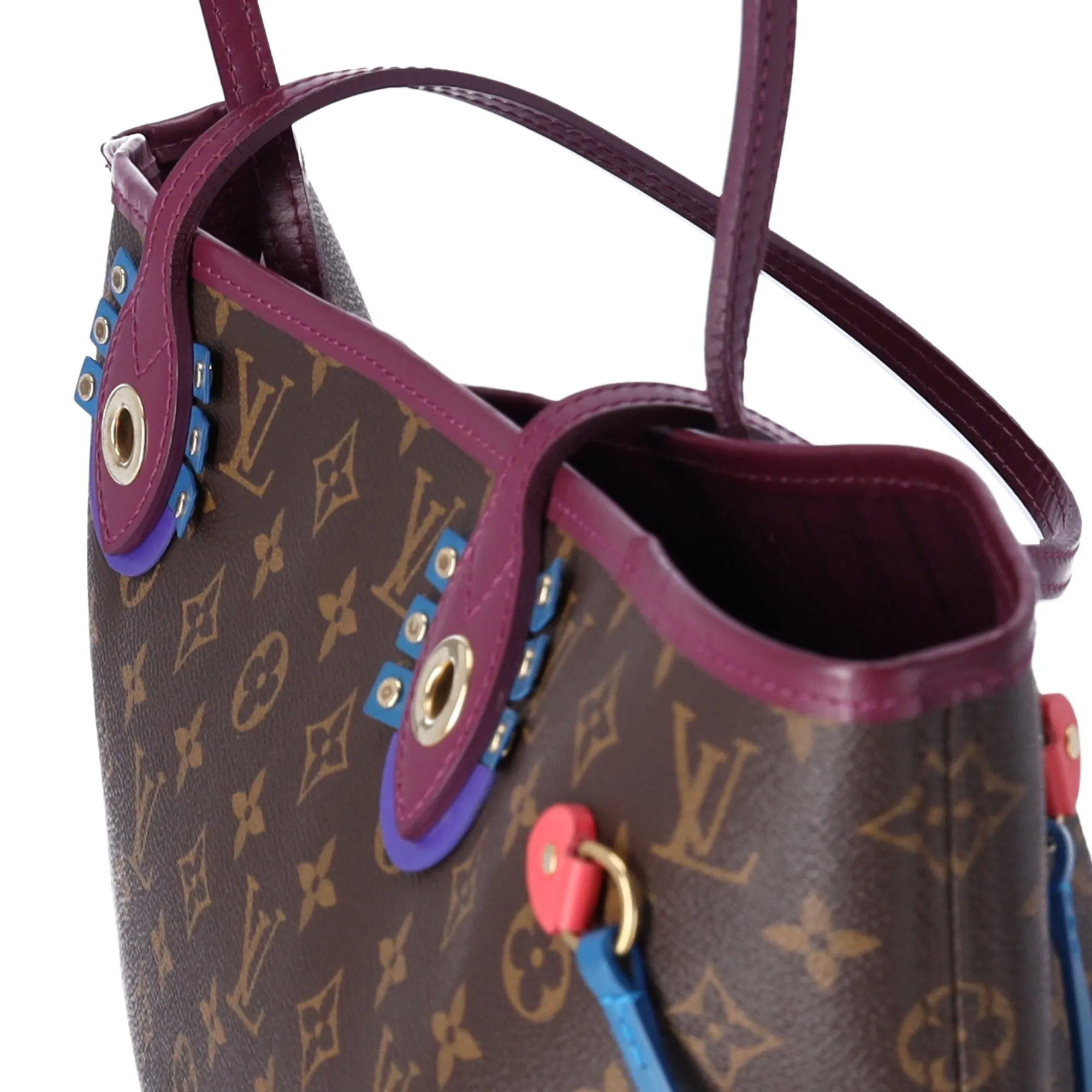 Louis Vuitton Flamingo Neverfull MM Monogram Tote Bag M41664 Magenta sold by Gaby's Bags product image thumbnail 4