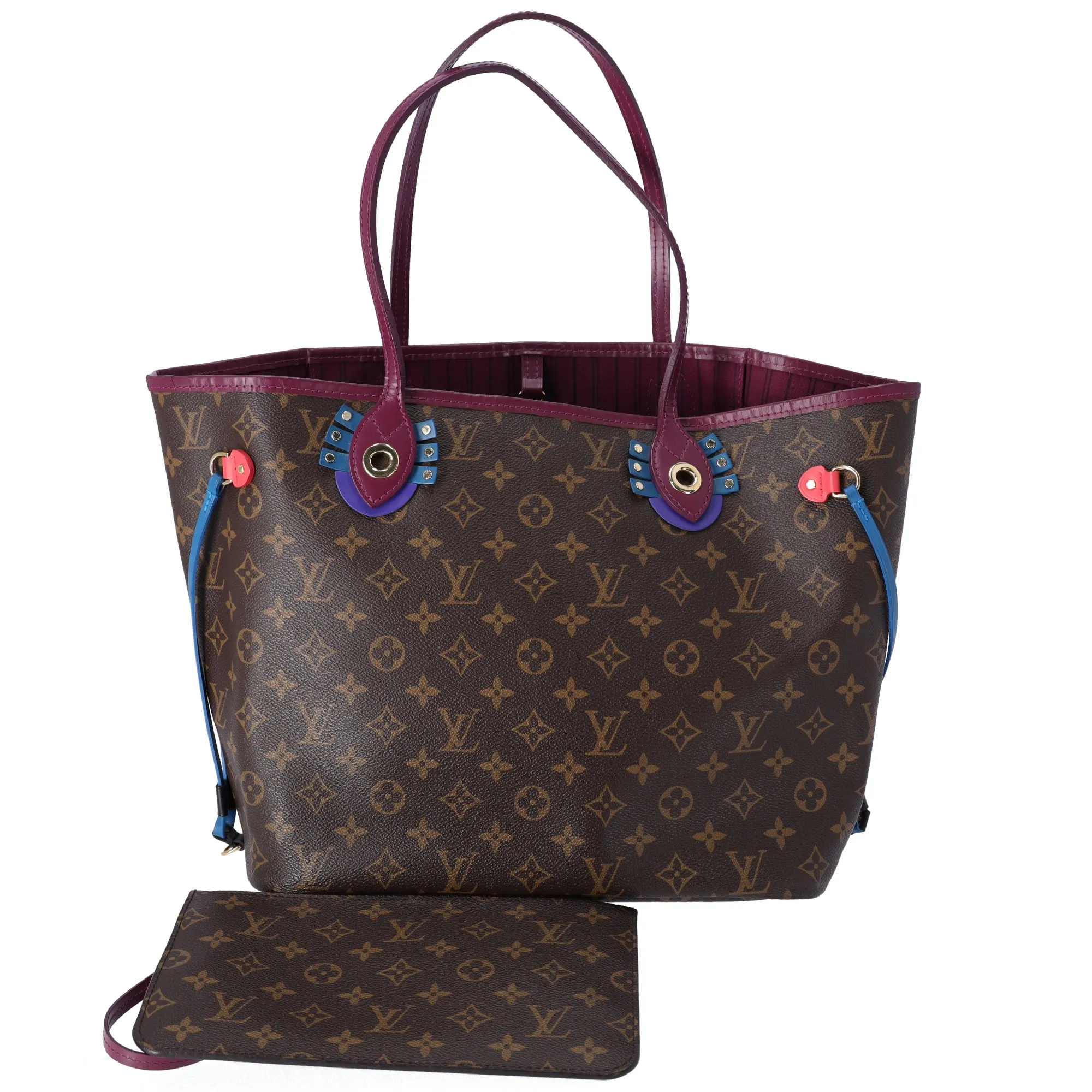 Louis Vuitton Flamingo Neverfull MM Monogram Tote Bag M41664 Magenta sold by Gaby's Bags