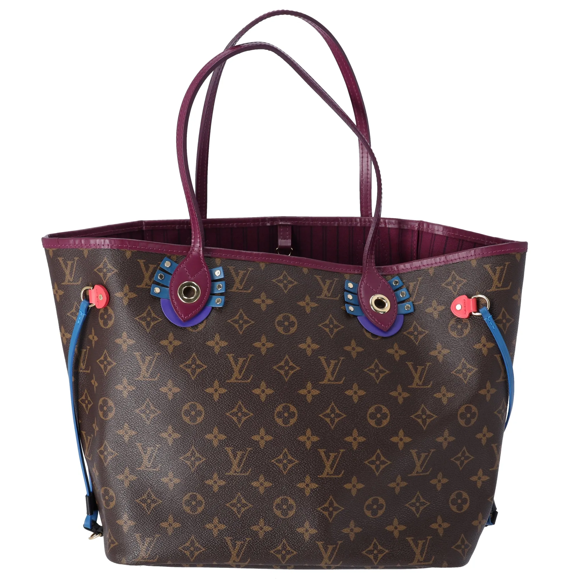 Louis Vuitton Flamingo Neverfull MM Monogram Tote Bag M41664 Magenta sold by Gaby's Bags product image thumbnail 2