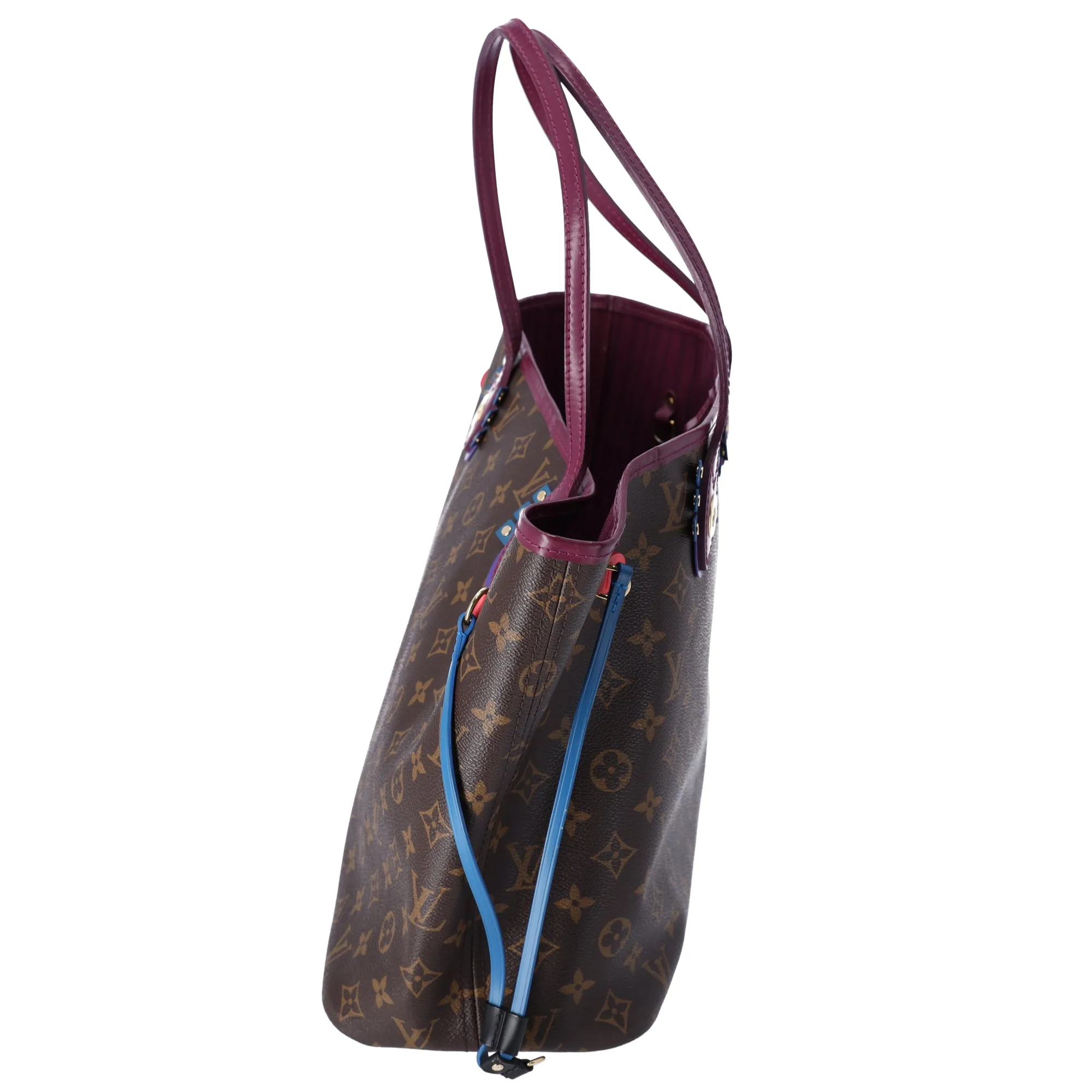 Louis Vuitton Flamingo Neverfull MM Monogram Tote Bag M41664 Magenta sold by Gaby's Bags product image thumbnail 3