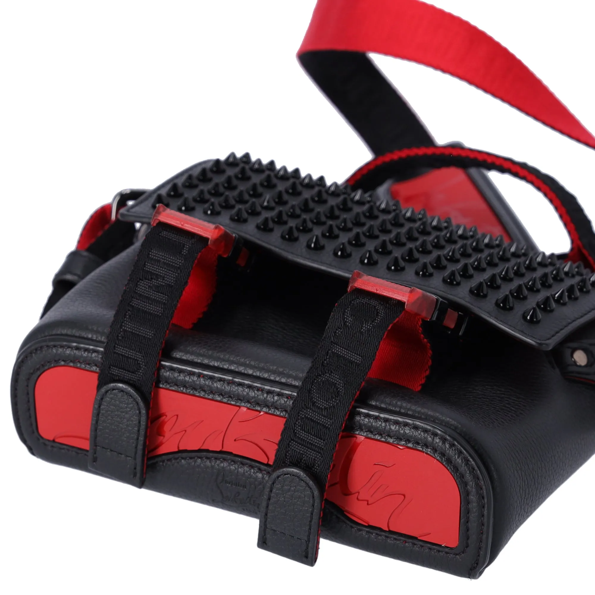 Christian Louboutin Loubiclic Mini Messenger Bag Spiked Leather sold by Gaby's Bags product image thumbnail 3