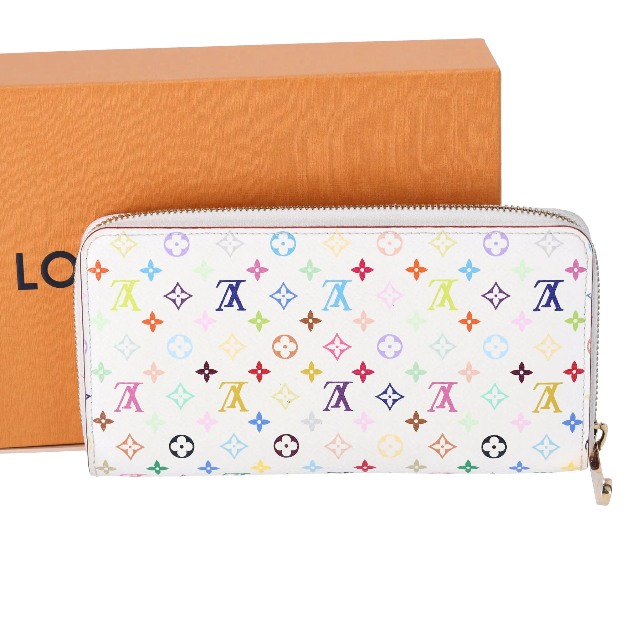 Louis Vuitton x Murakami Zippy Wallet Monogram Multicolor M60241 Pink sold by Gaby's Bags product image thumbnail 2