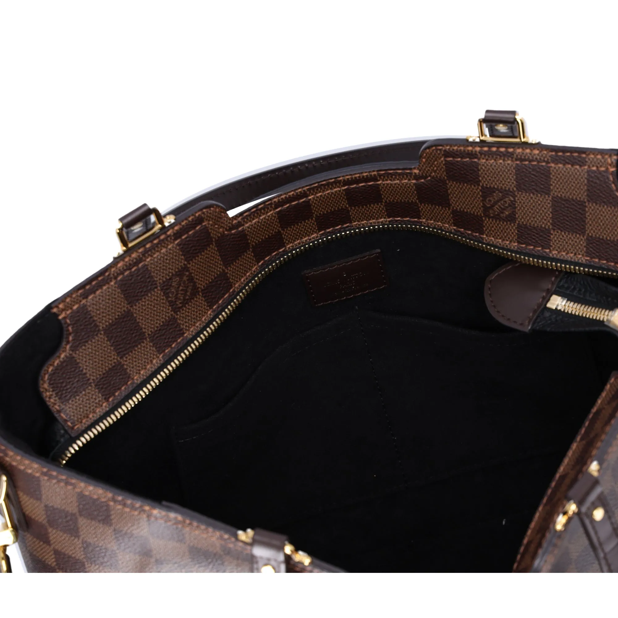 Louis Vuitton Jersey Tote Damier Ebene Shoulder Bag N44023 Brown Black sold by Gaby's Bags product image thumbnail 5
