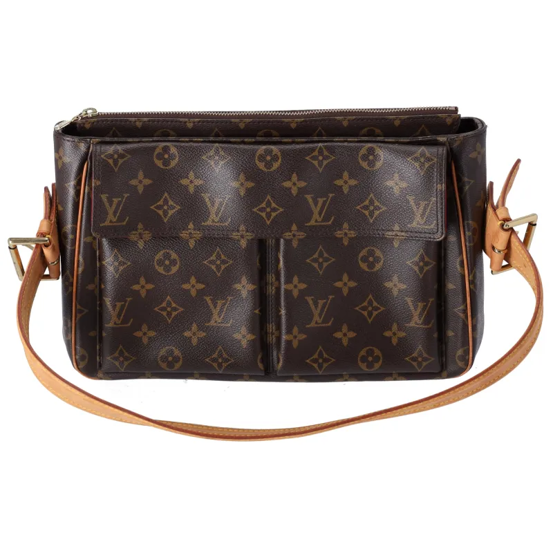 Louis Vuitton Viva Cite GM Monogram Shoulder Bag M51163 Brown sold by Gaby's Bags