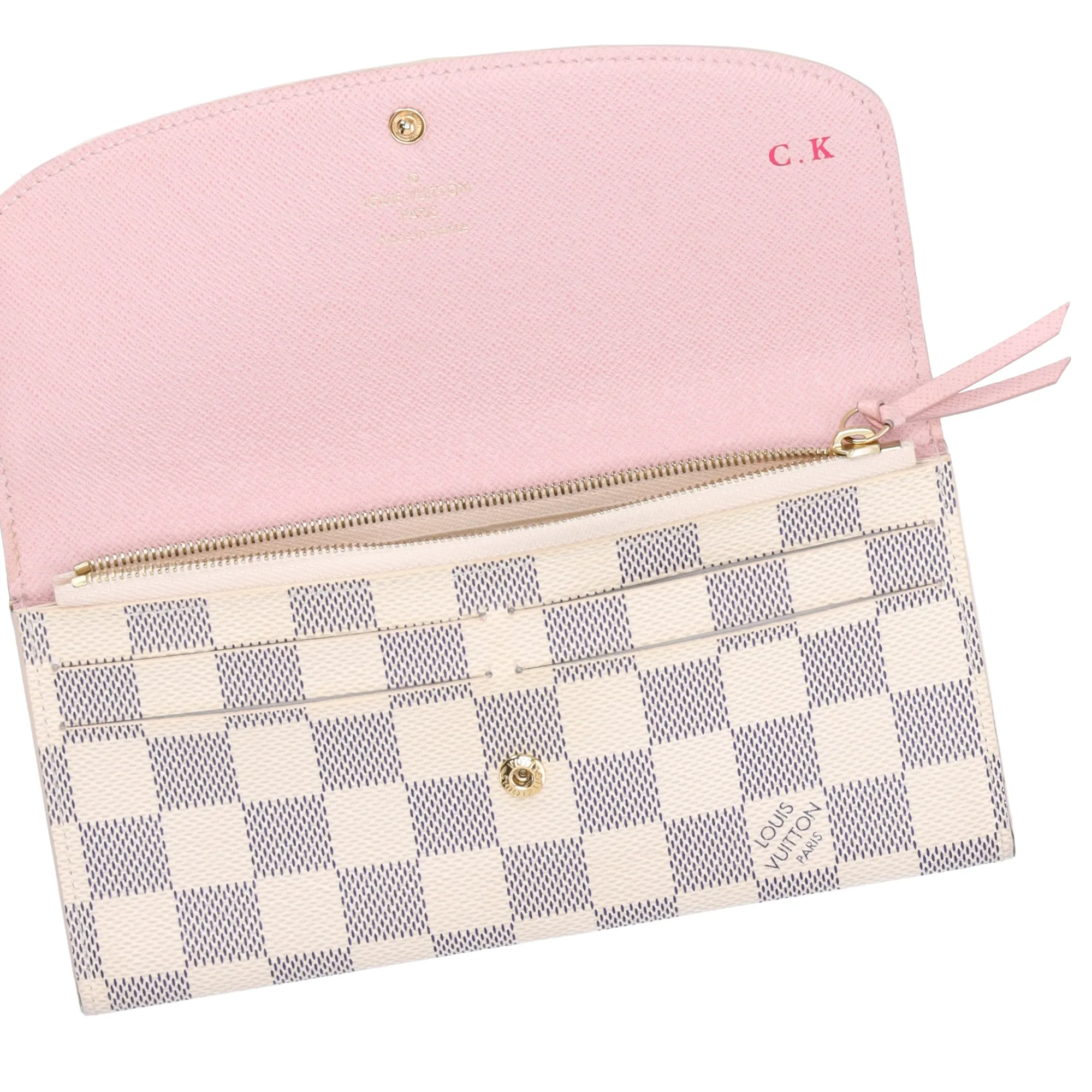 Louis Vuitton Emilie Envelope Wallet Damier Azur Canvas sold by Gaby's Bags product image thumbnail 5