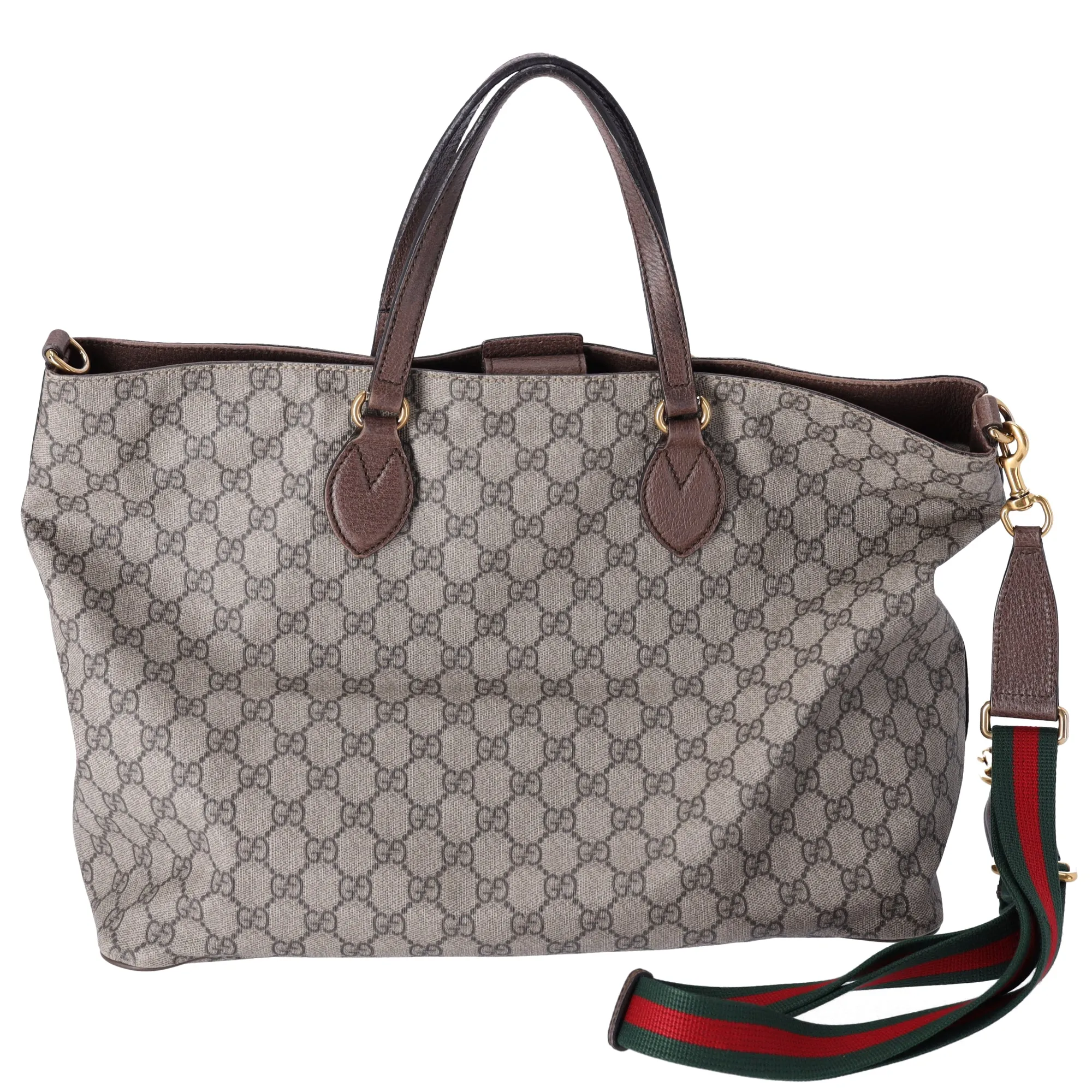 Gucci Large Courrier Convertible Tote GG Coated Canvas Applique sold by Gaby's Bags product image thumbnail 3