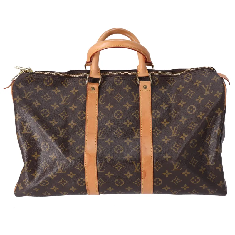 Louis Vuitton Keepall 45 Monogram Boston Bag M41428 Canvas sold by Gaby's Bags