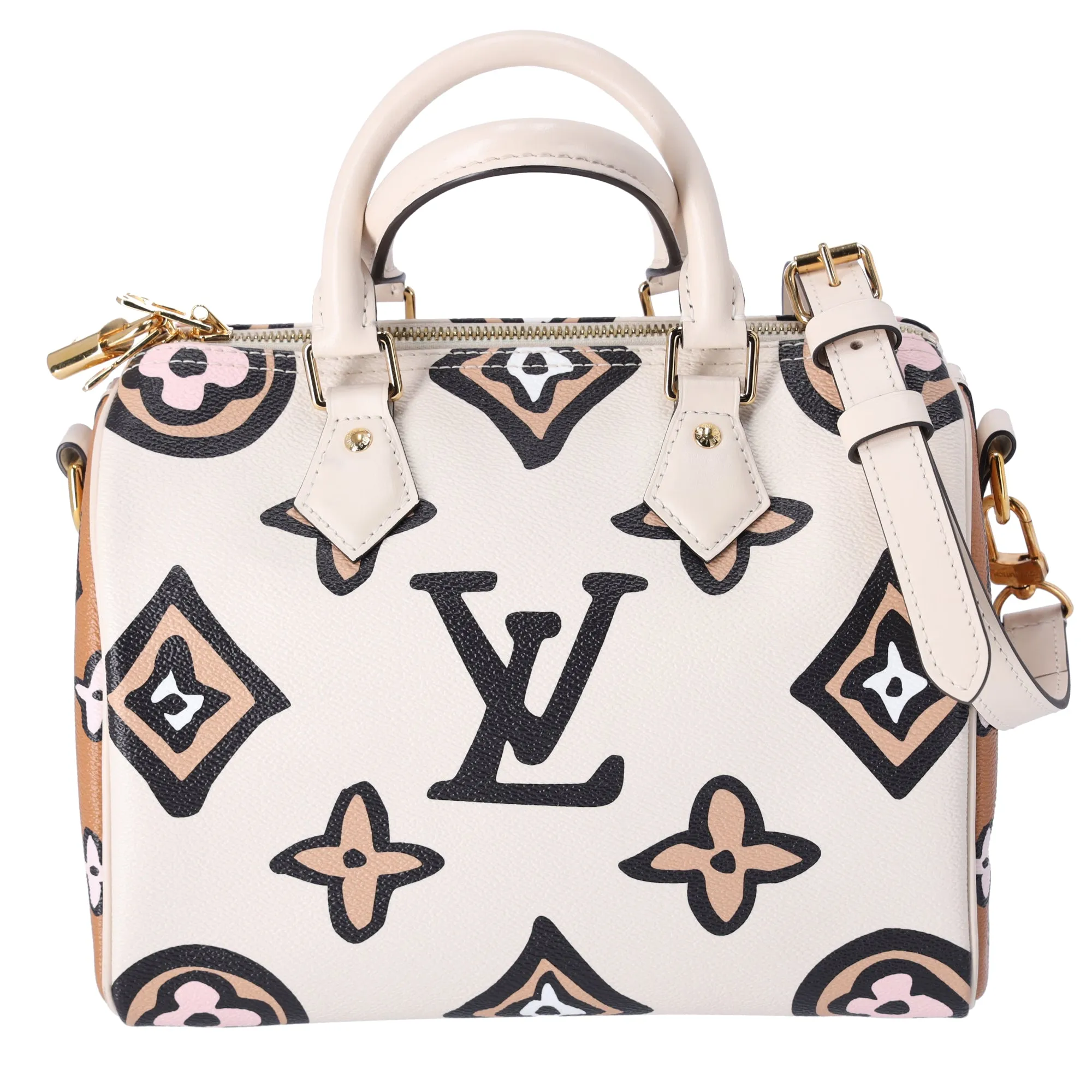 Louis Vuitton Speedy Bandouliere 25 Duffle Wild at Heart Giant Monogram sold by Gaby's Bags