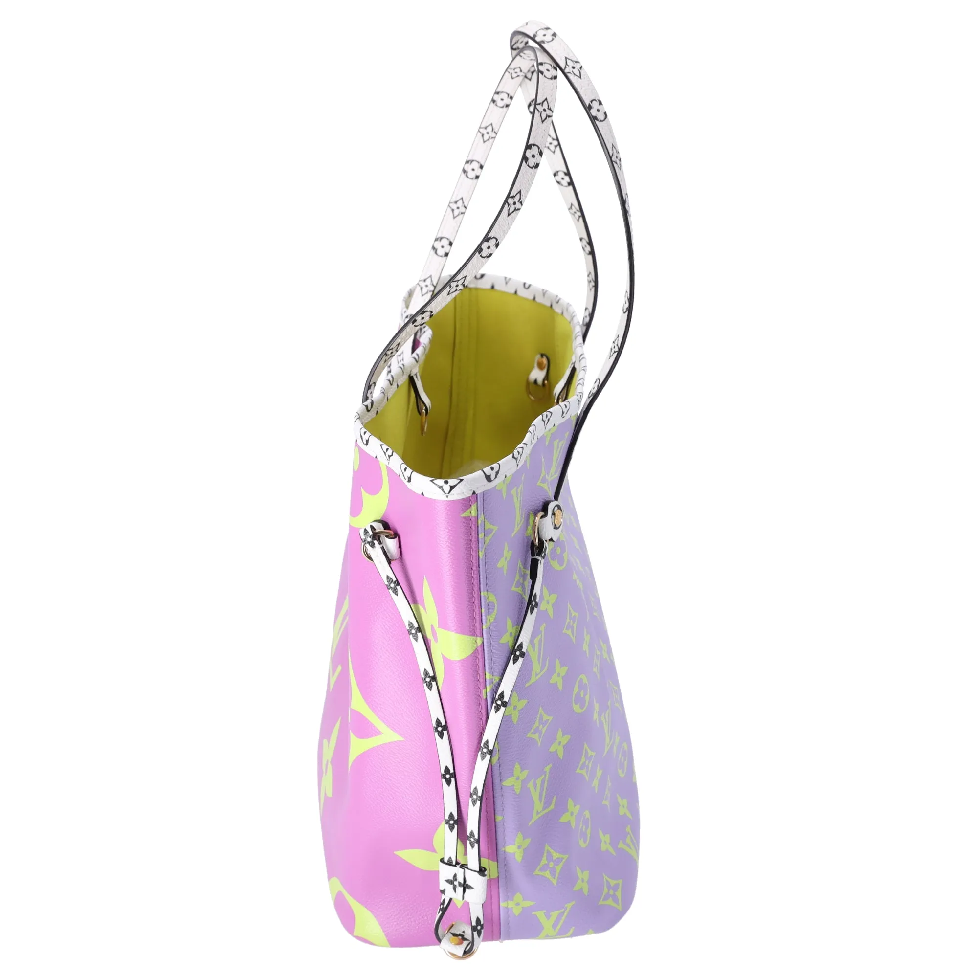 Louis Vuitton Giant Monogram Neverfull MM Tote Pink Lilac sold by Gaby's Bags product image thumbnail 5