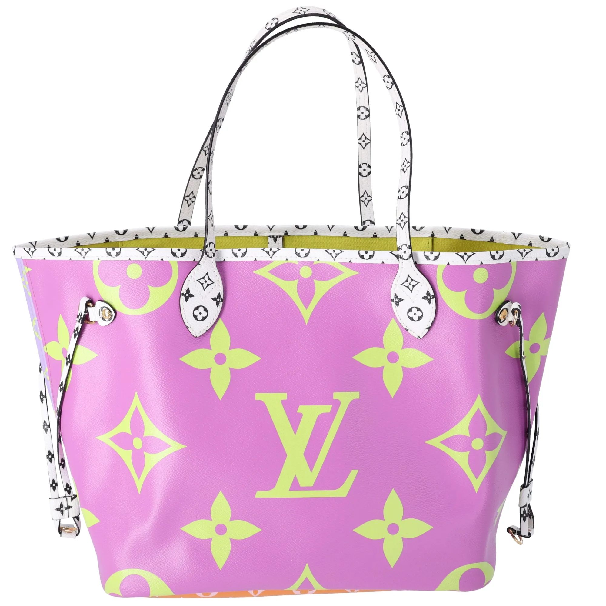 Louis Vuitton Giant Monogram Neverfull MM Tote Pink Lilac sold by Gaby's Bags product image thumbnail 2