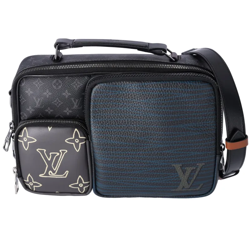 Louis Vuitton Monogram Eclipse Patchwork Multipocket Messenger sold by Gaby's Bags