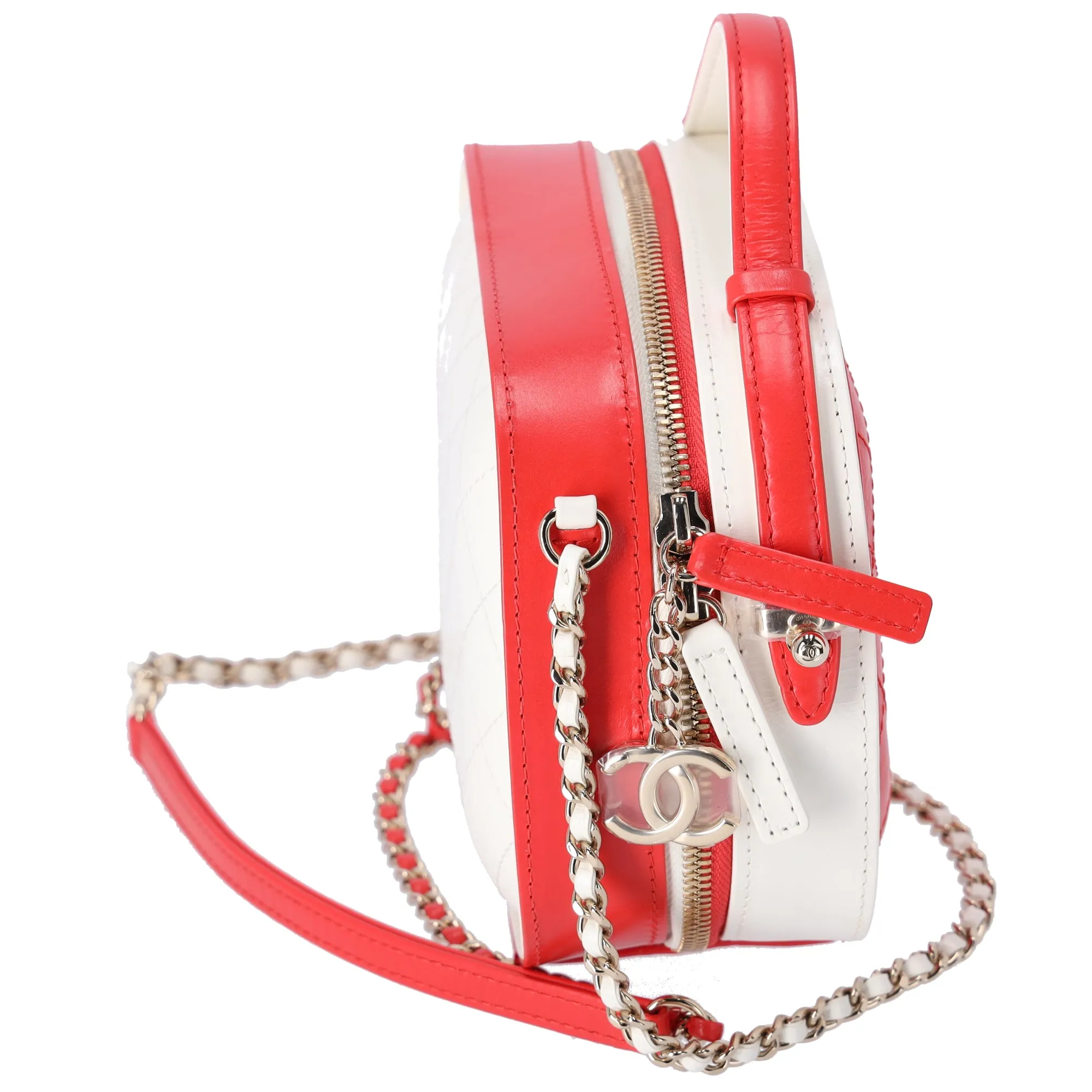 CHANEL Matelasse Vanity Bag Cream Red Leather sold by Gaby's Bags product image thumbnail 2
