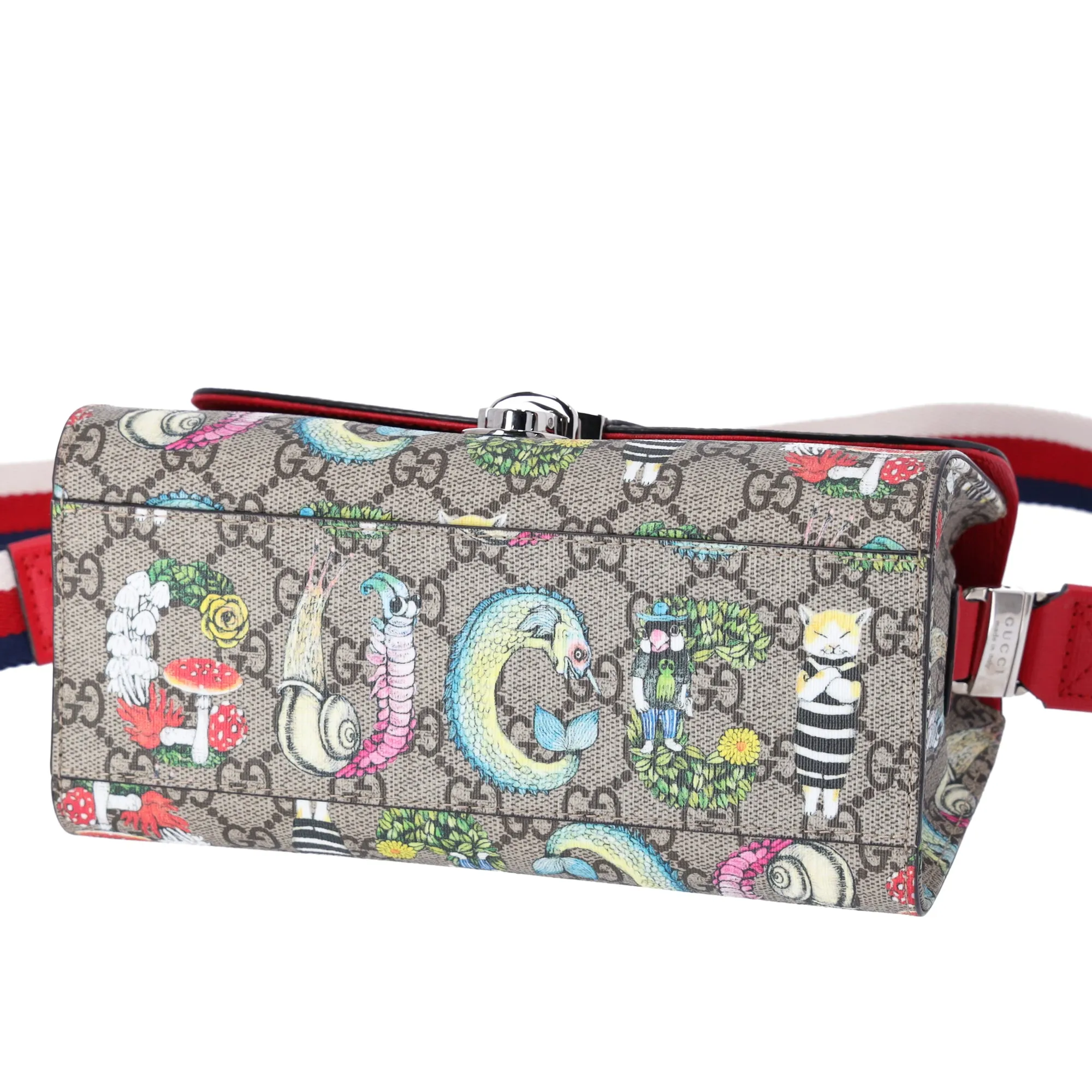 GUCCI GG Supreme Shoulder Bag 525515 Beige Red Multi sold by Gaby's Bags product image thumbnail 5