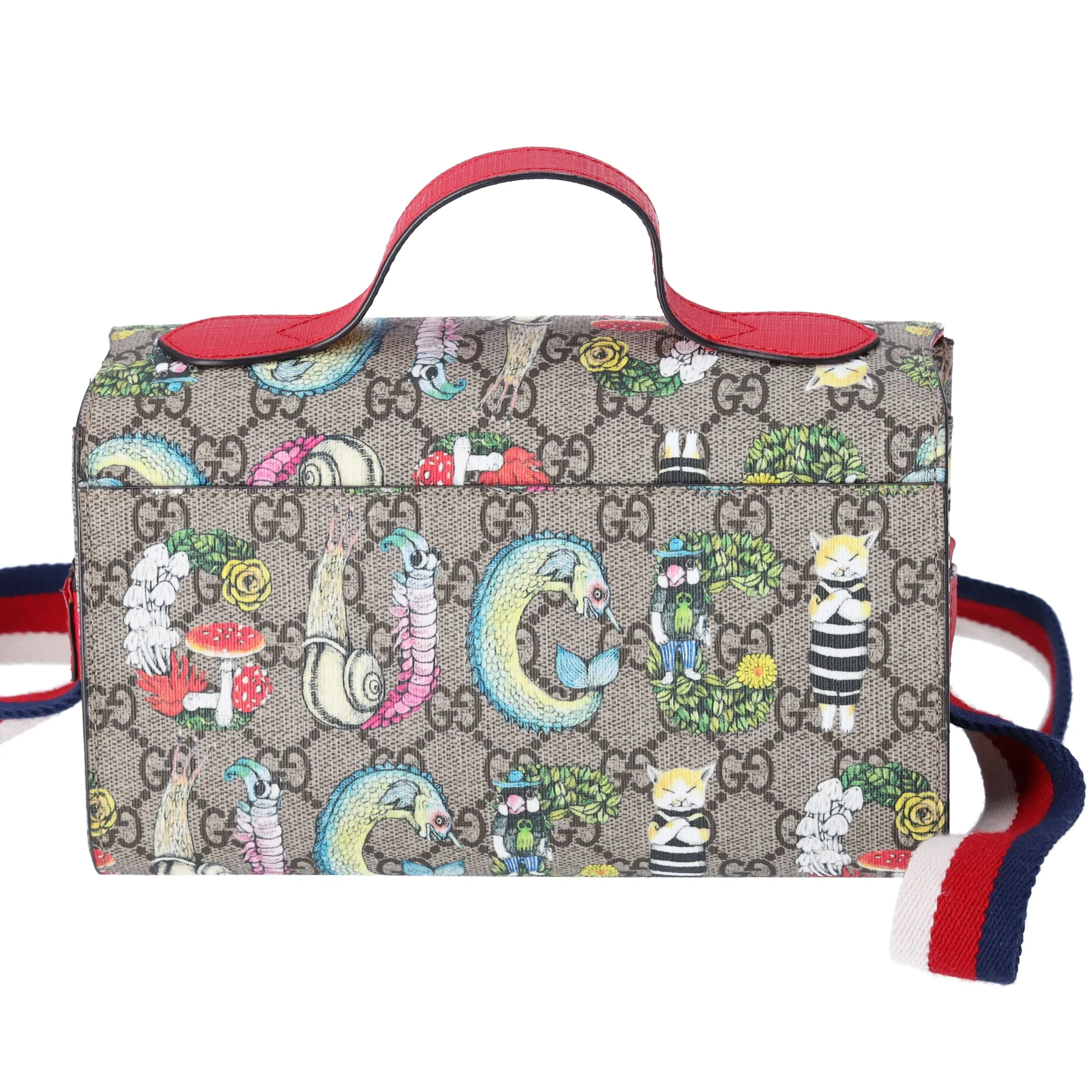 GUCCI GG Supreme Shoulder Bag 525515 Beige Red Multi sold by Gaby's Bags product image thumbnail 3