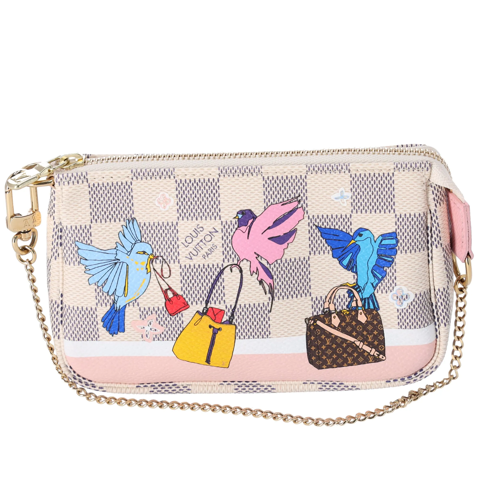 Louis Vuitton Mini Pochette Accessoires Damier Handbag N64451 sold by Gaby's Bags