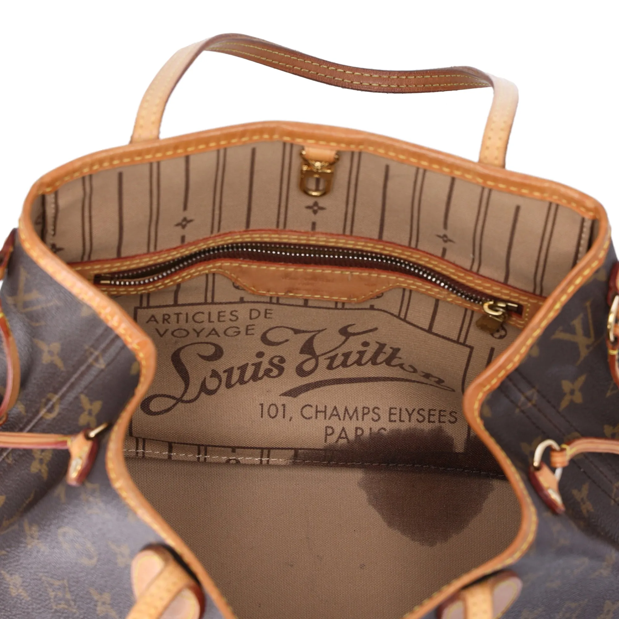 Louis Vuitton Neverfull PM Monogram Tote Bag M40155 sold by Gaby's Bags product image thumbnail 5