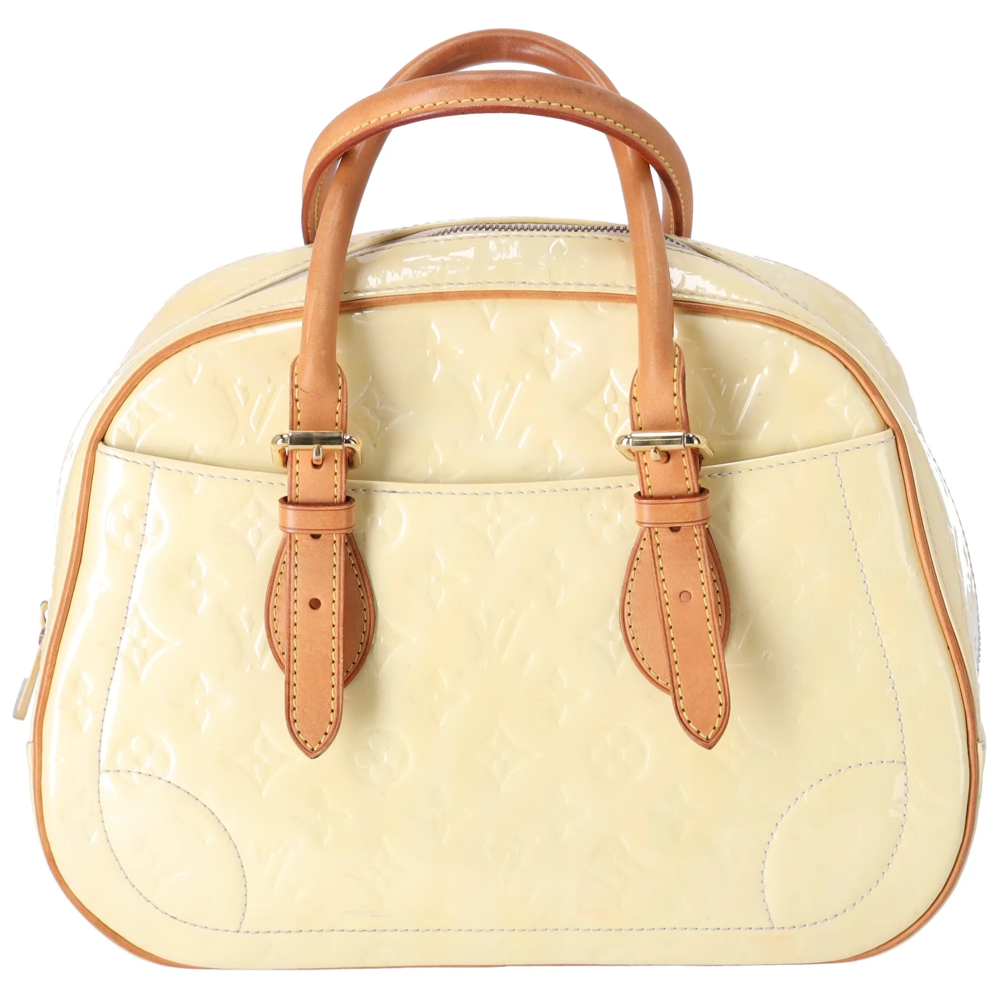 Louis Vuitton Summit Drive Monogram Vernis Handbag M93514 Perle sold by Gaby's Bags