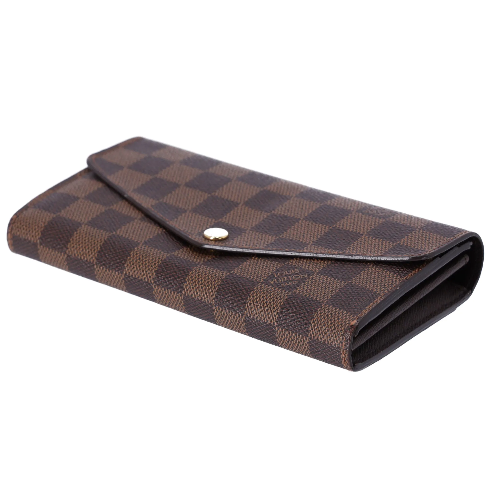 Louis Vuitton Sarah Damier Ebene Long Wallet N63209 Damier Canvas sold by Gaby's Bags product image thumbnail 5