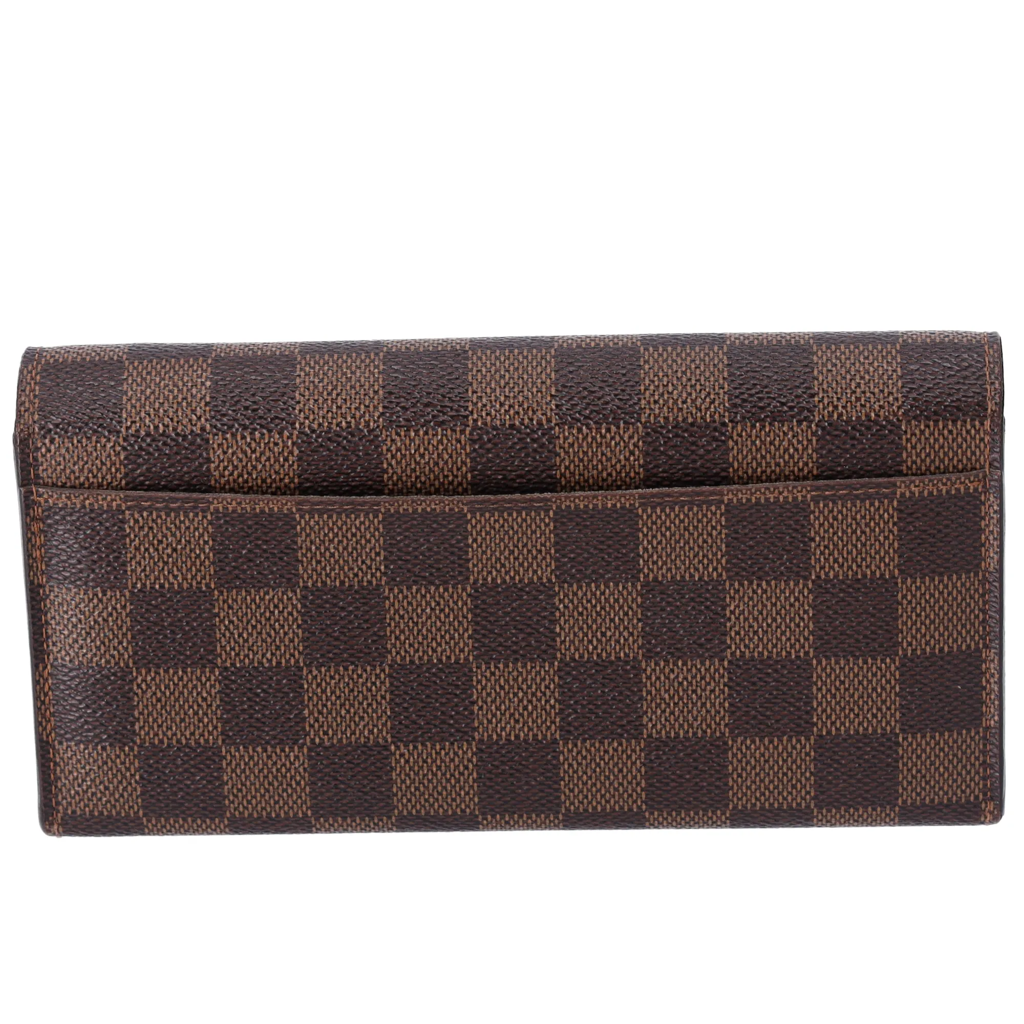 Louis Vuitton Sarah Damier Ebene Long Wallet N63209 Damier Canvas sold by Gaby's Bags product image thumbnail 2