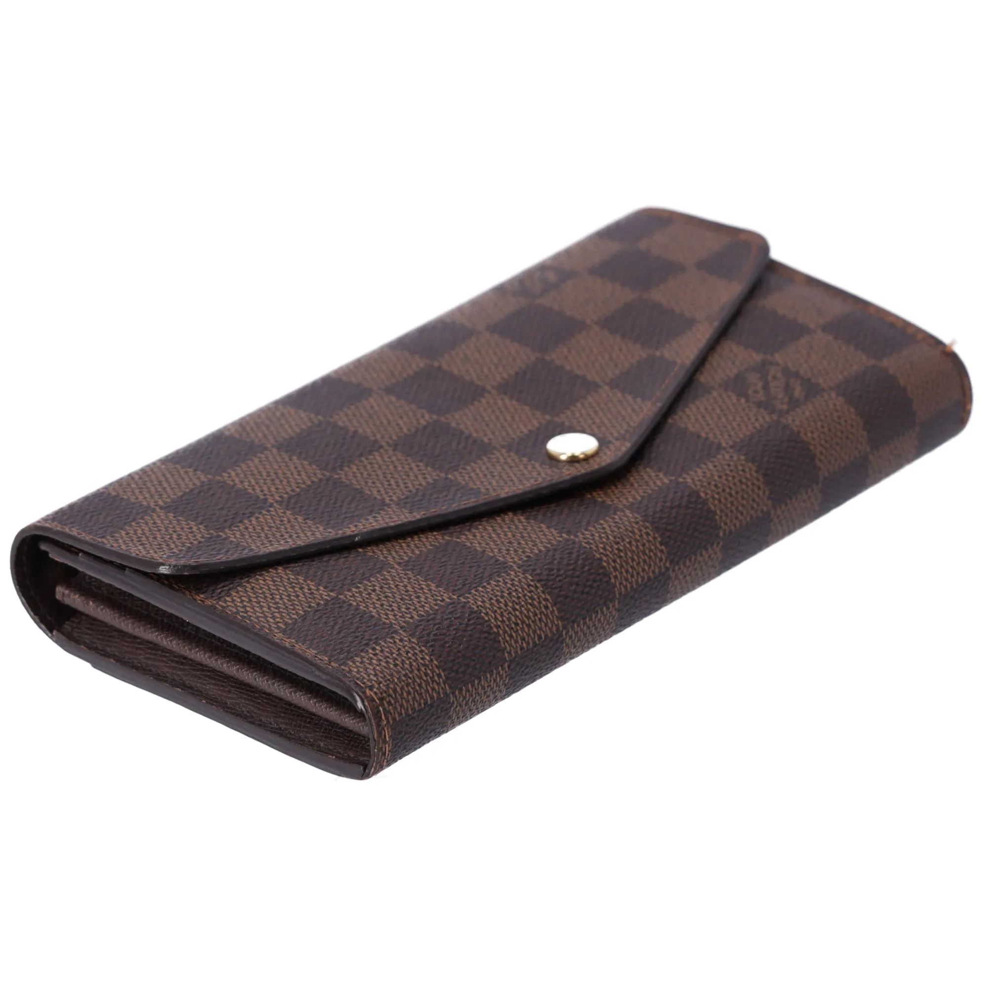 Louis Vuitton Sarah Damier Ebene Long Wallet N63209 Damier Canvas sold by Gaby's Bags product image thumbnail 3