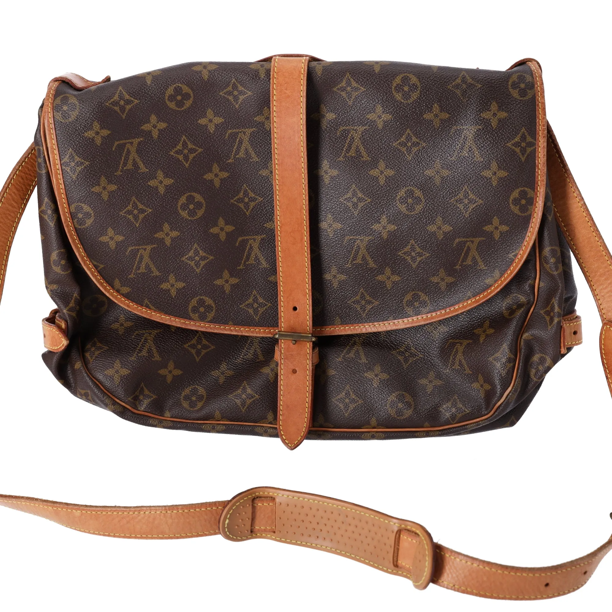 Louis Vuitton Saumur 30 Monogram Shoulder Bag M42256 Canvas sold by Gaby's Bags product image thumbnail 3