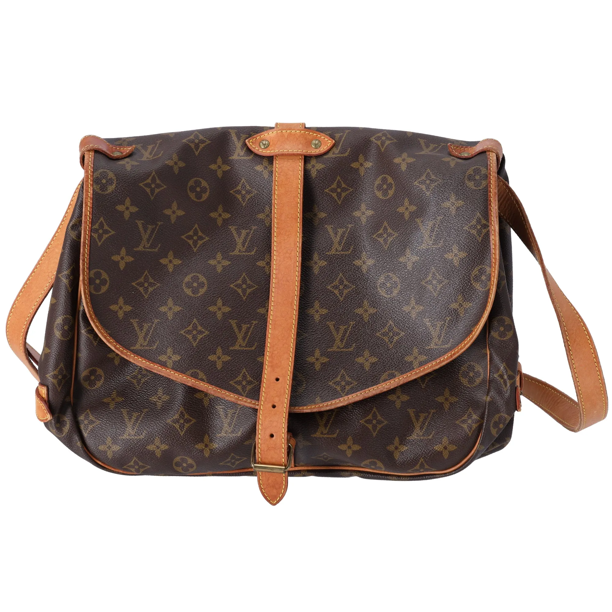 Louis Vuitton Saumur 30 Monogram Shoulder Bag M42256 Canvas sold by Gaby's Bags