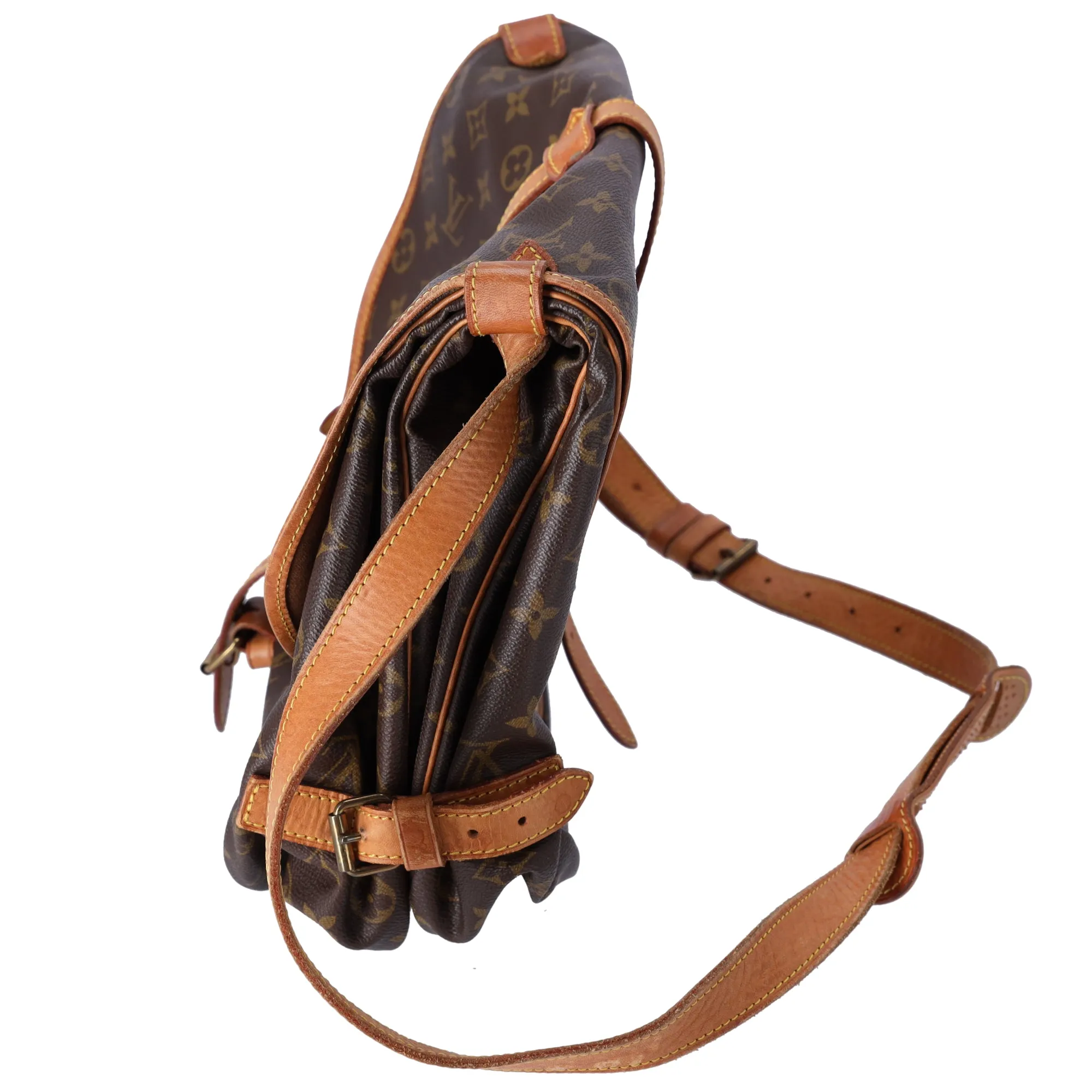 Louis Vuitton Saumur 30 Monogram Shoulder Bag M42256 Canvas sold by Gaby's Bags product image thumbnail 2