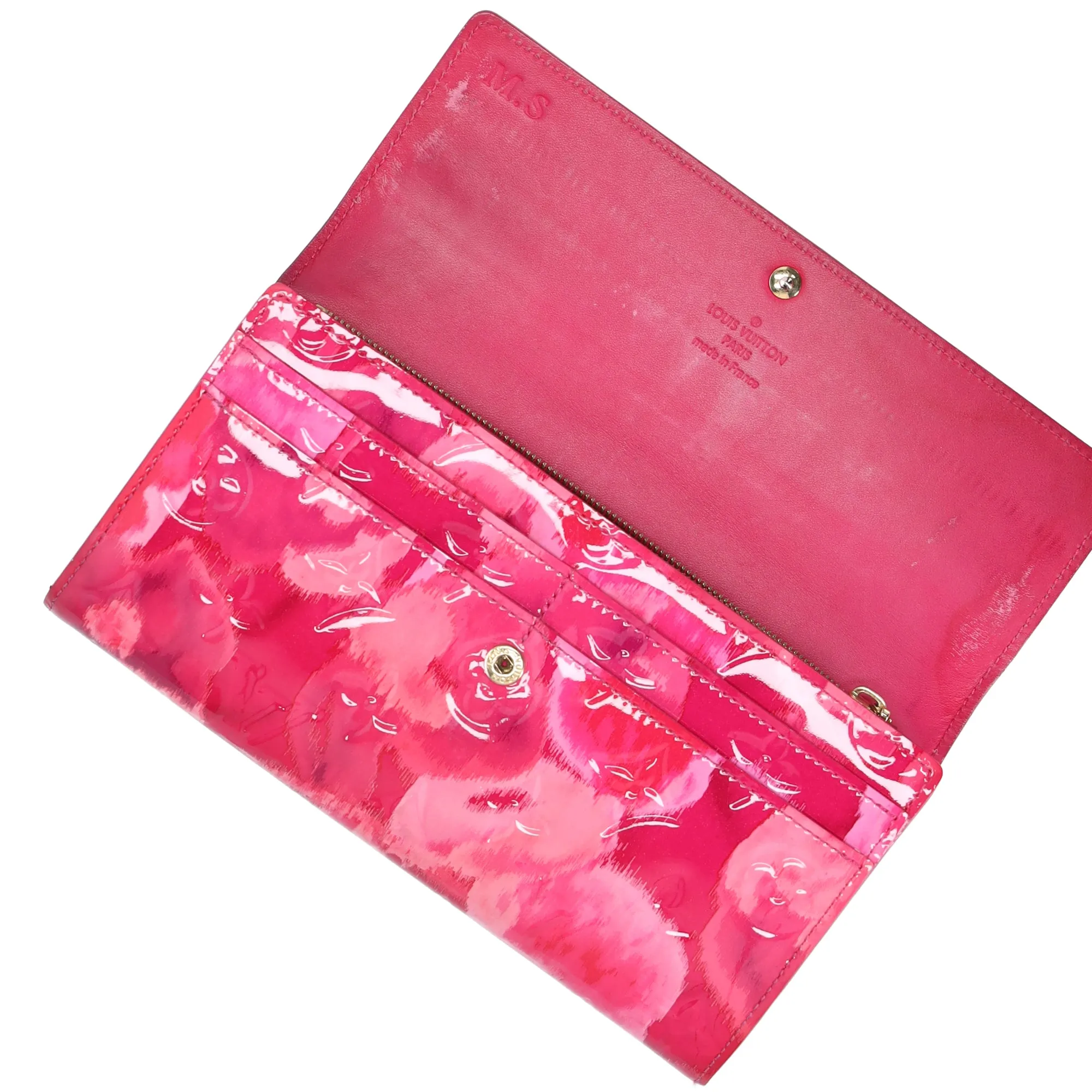 Louis Vuitton Sarah Monogram Ikat Wallet M90022 Rose Indian Pink sold by Gaby's Bags product image thumbnail 5