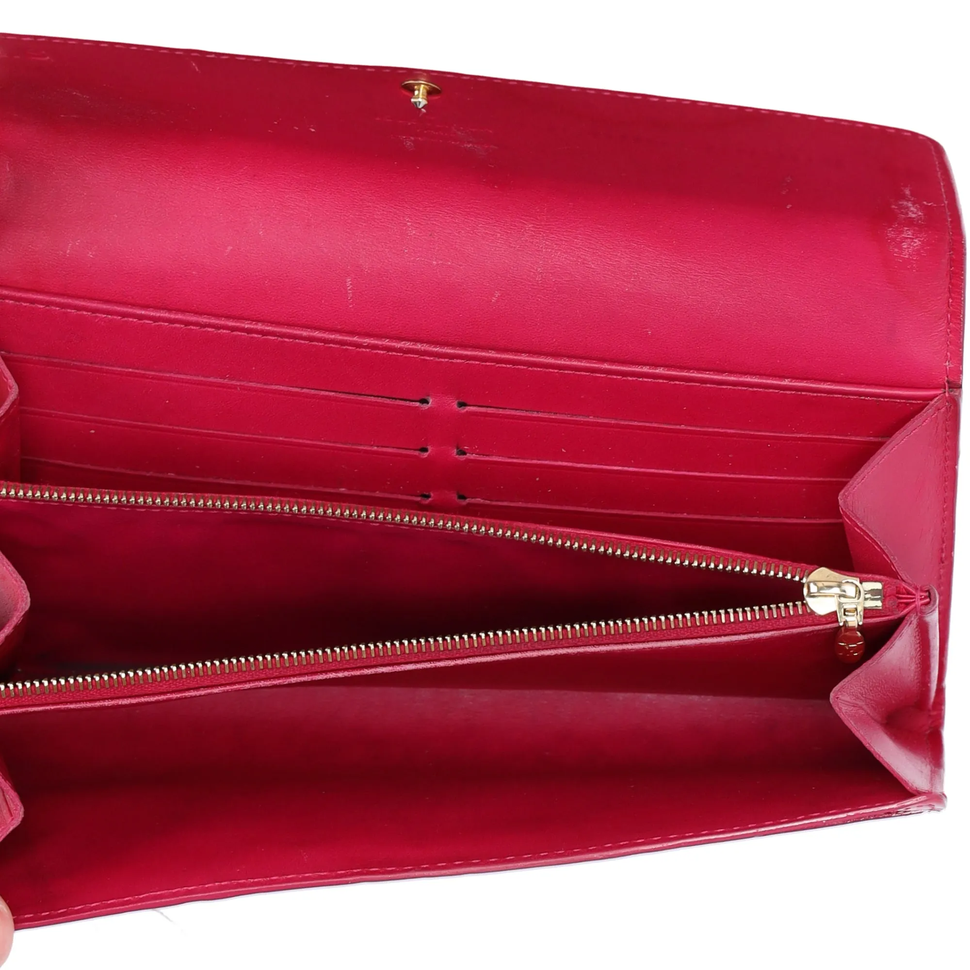 Louis Vuitton Sarah Monogram Ikat Wallet M90022 Rose Indian Pink sold by Gaby's Bags product image thumbnail 4