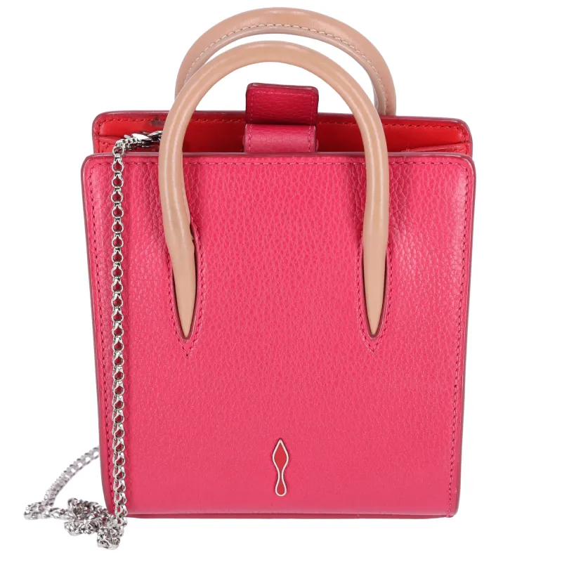 Christian Louboutin Paloma Nano Handbag 1175115 Pink Leather Studded sold by Gaby's Bags
