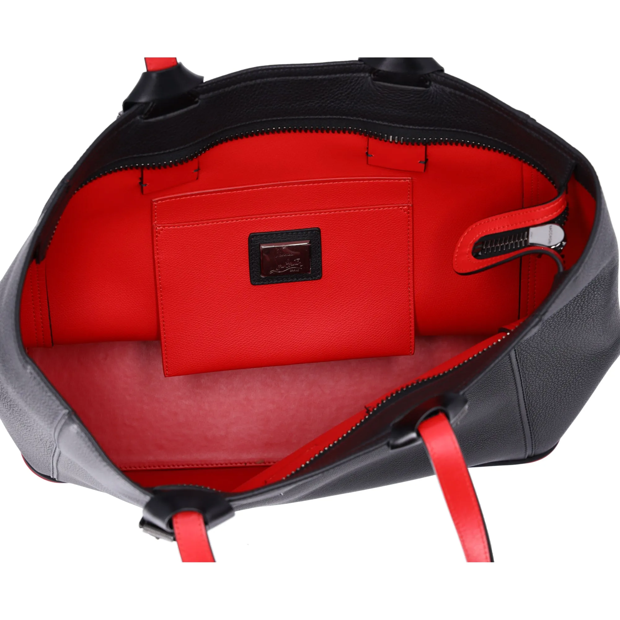 Christian Louboutin Kabayker Shoulder Bag Black Red Leather sold by Gaby's Bags product image thumbnail 4