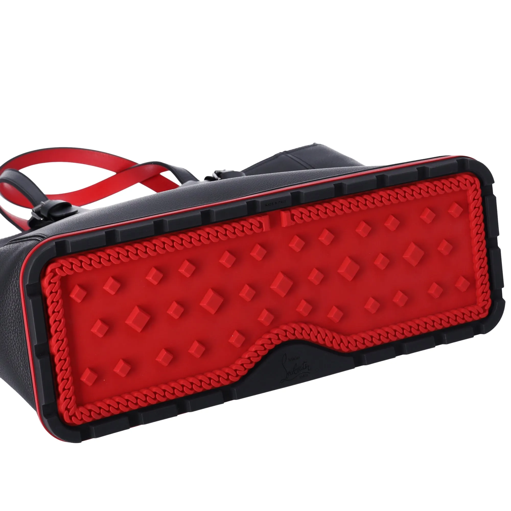 Christian Louboutin Kabayker Shoulder Bag Black Red Leather sold by Gaby's Bags product image thumbnail 5