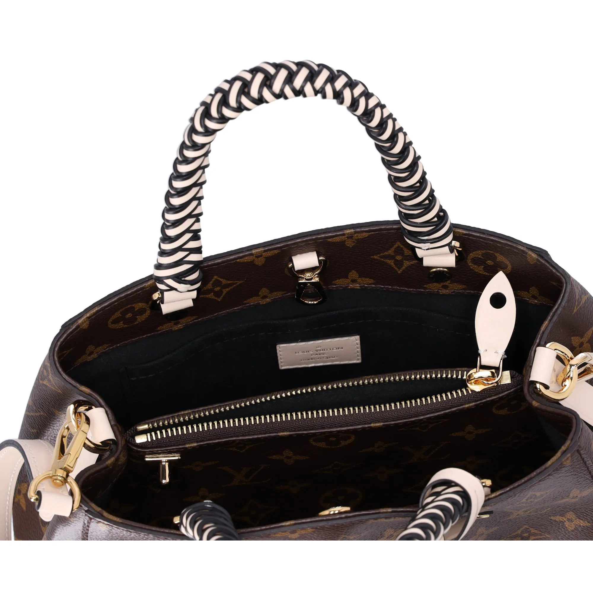 Louis Vuitton Montaigne BB Monogram Handbag M45311 Braided Handle sold by Gaby's Bags product image thumbnail 5