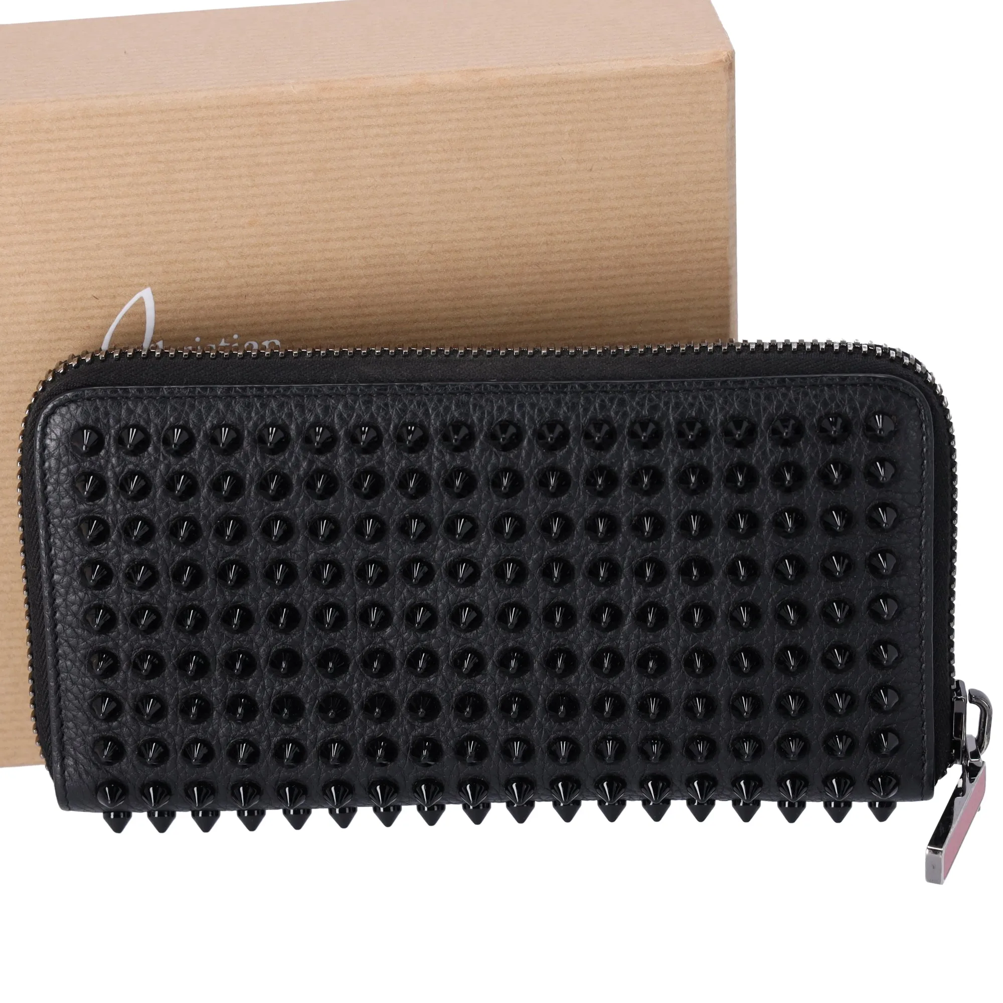 Christian Louboutin Panettone Long Wallet 1165044 Black Leather sold by Gaby's Bags product image thumbnail 2