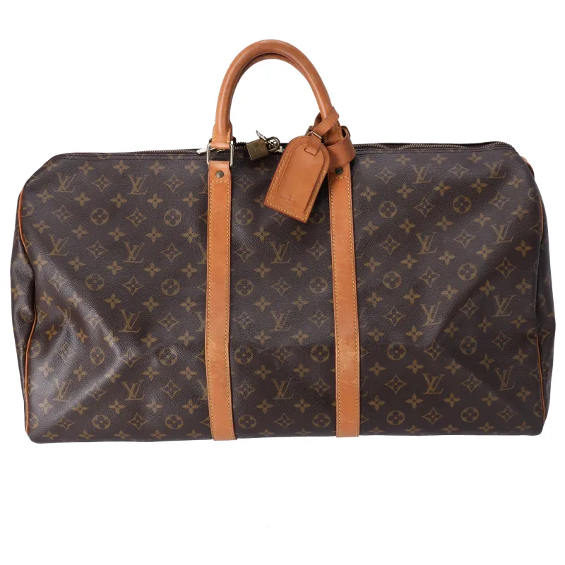 Louis Vuitton Keepall 55 Monogram Boston Bag M41424 Canvas sold by Gaby's Bags