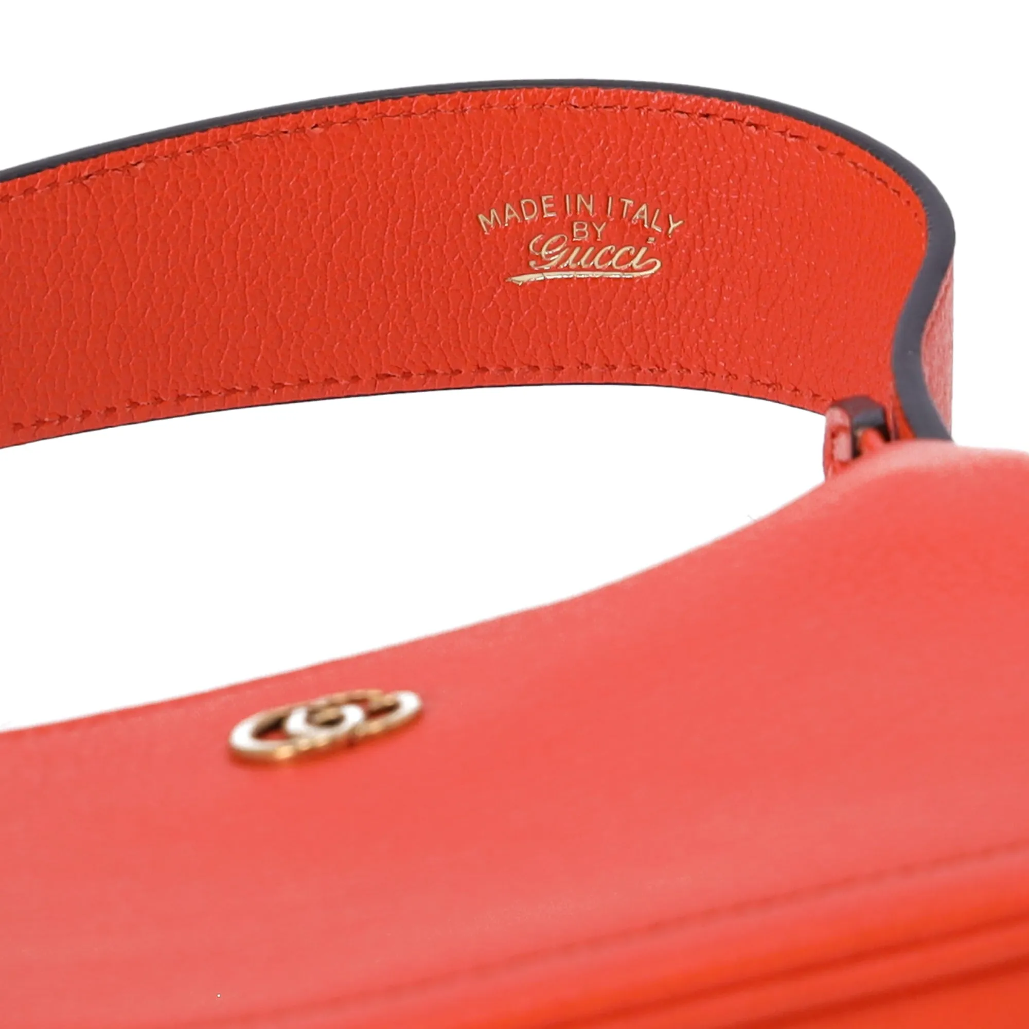 GUCCI Aphrodite Mini Shoulder Bag Handbag 739076 Orange Leather sold by Gaby's Bags product image thumbnail 4